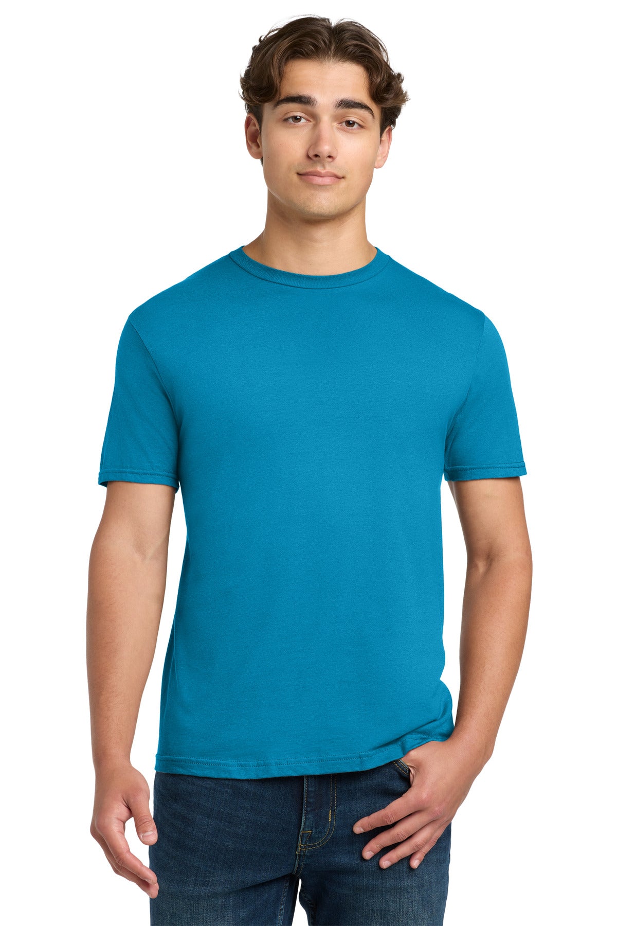 Custom logo Gildan Softstyle® T-Shirt. 64000 in Sapphire