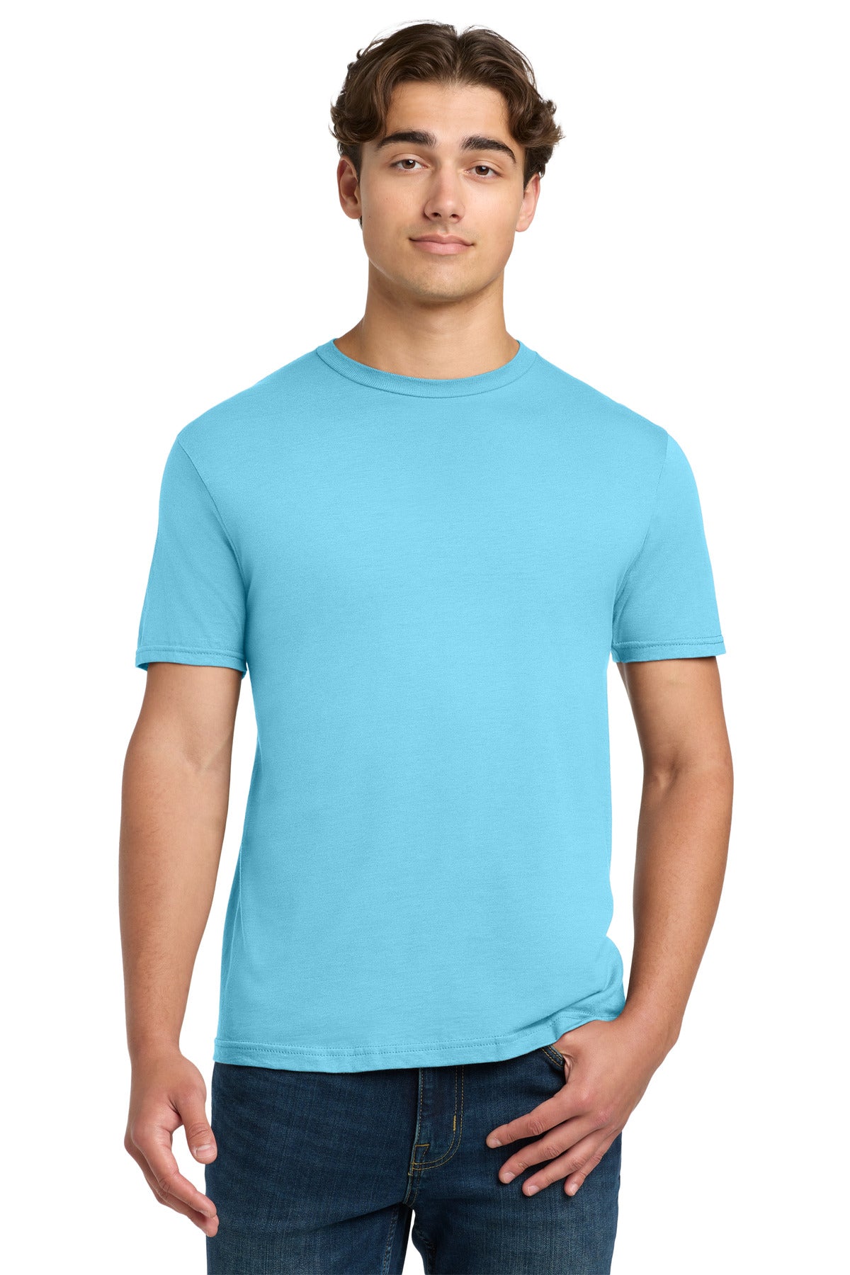 Custom logo Gildan Softstyle® T-Shirt. 64000 in Sky
