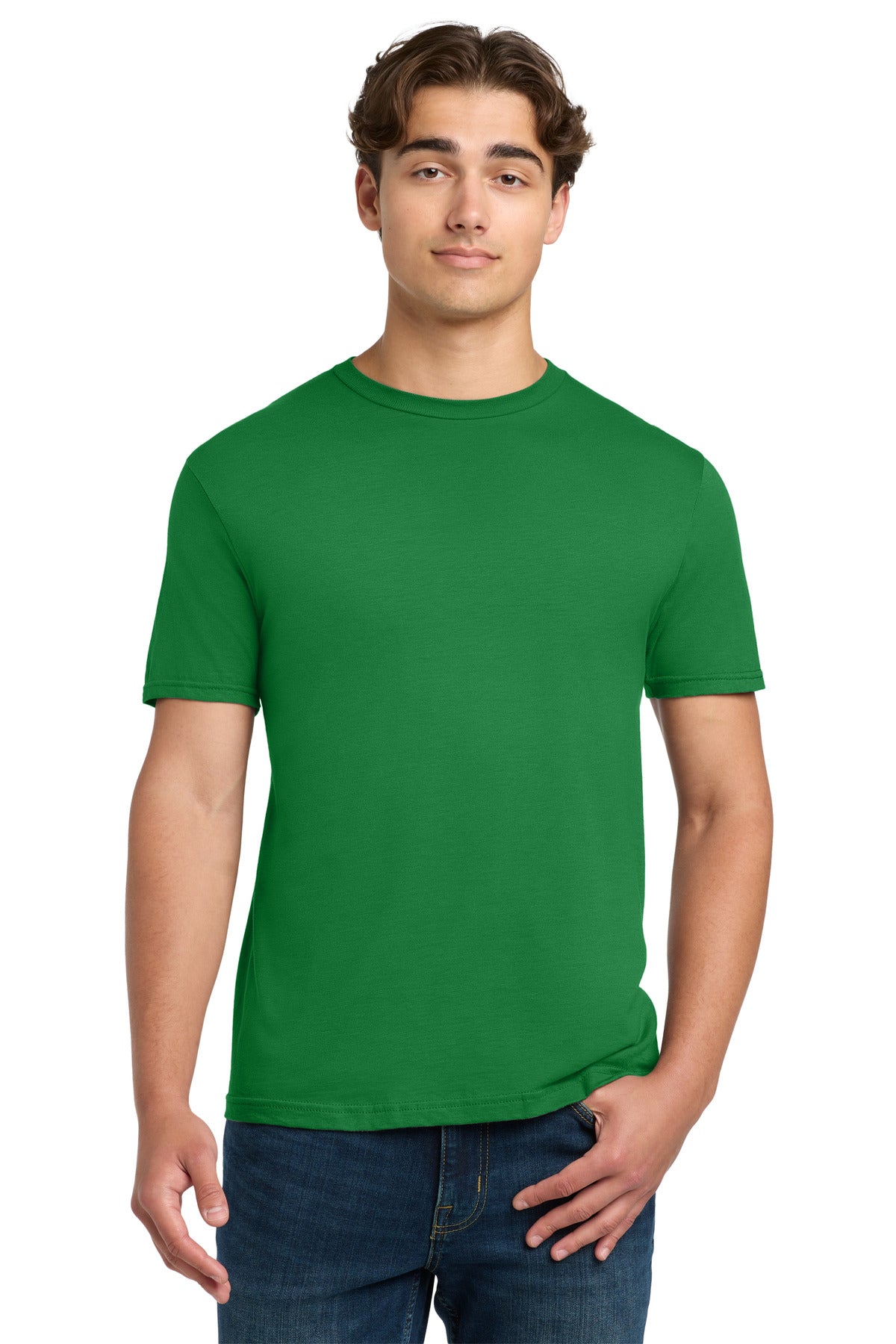Custom logo Gildan Softstyle® T-Shirt. 64000 in Turf Green