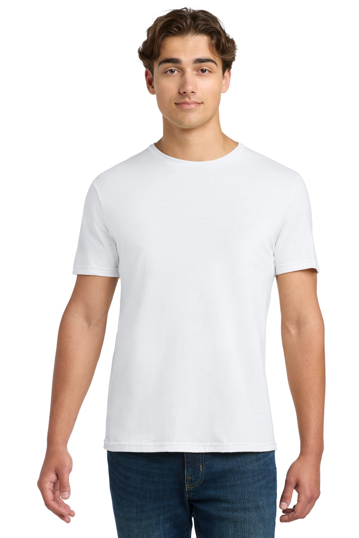 Custom logo Gildan Softstyle® T-Shirt. 64000 in White