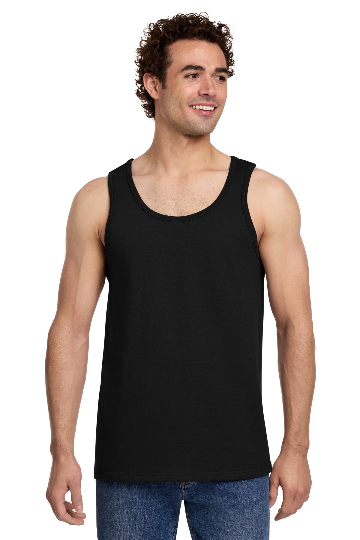 Custom logo Gildan® Softstyle® Tank Top 64200 in Black