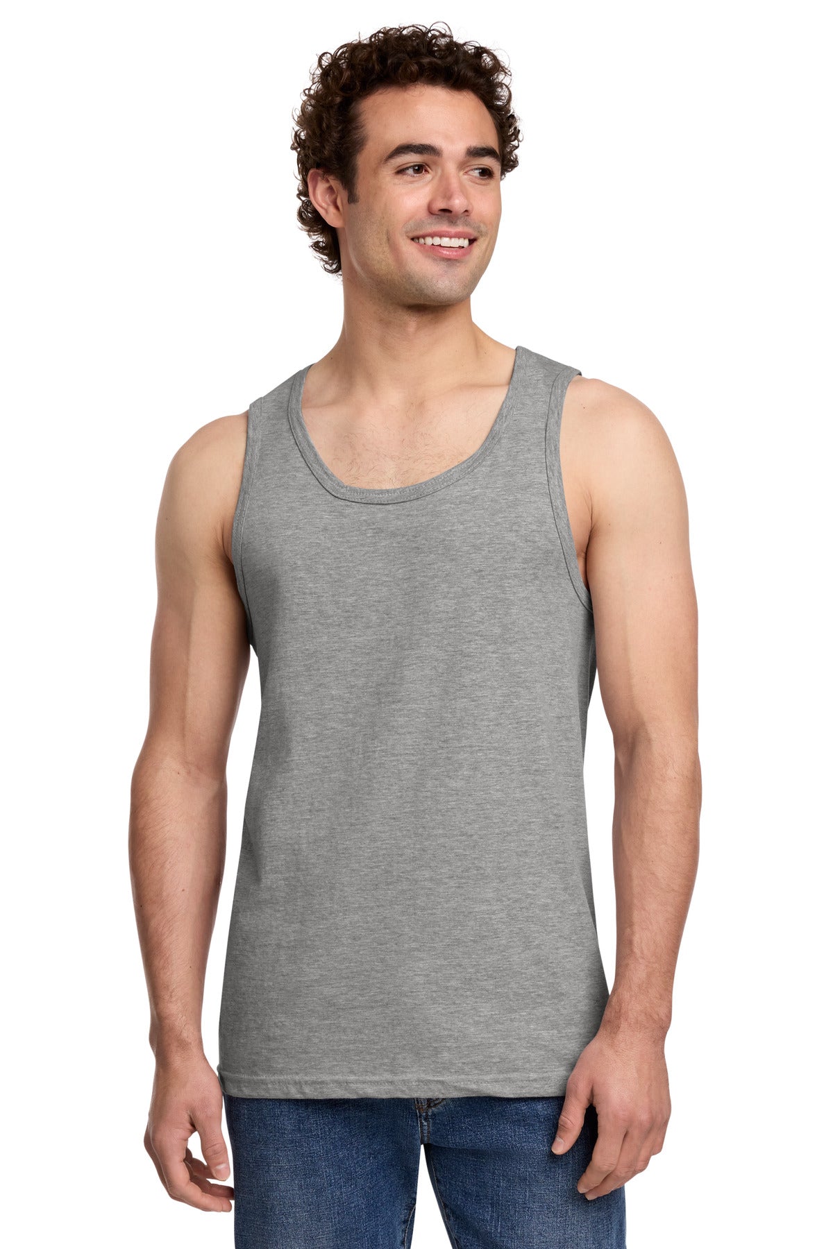 Custom logo Gildan® Softstyle® Tank Top 64200 in Sport Grey