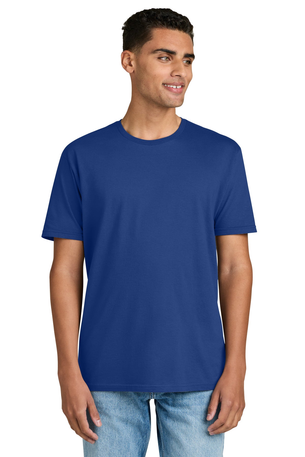 Custom logo Gildan® Softstyle™ Plasma Print Tee 64PLSMA in Fan Deep Royal