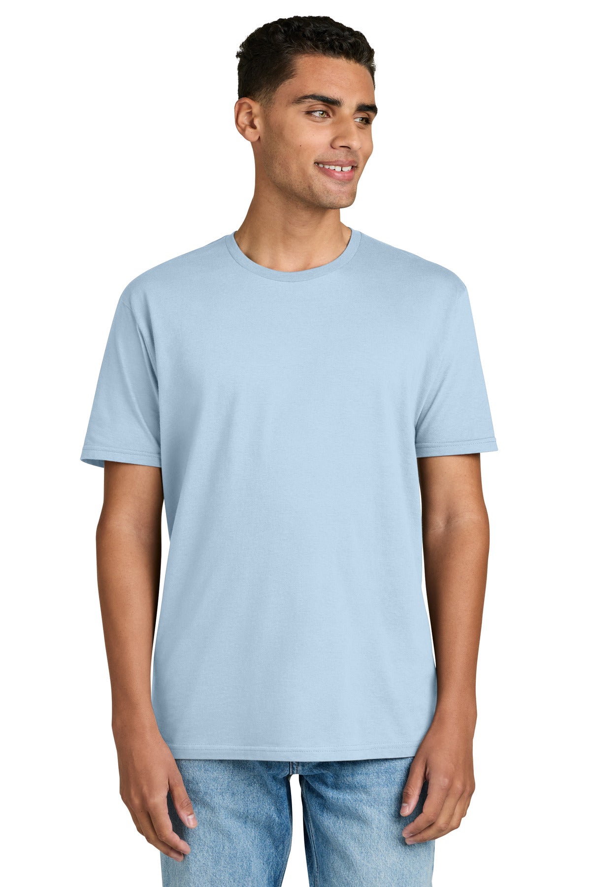 Custom logo Gildan® Softstyle™ Plasma Print Tee 64PLSMA in Light Blue