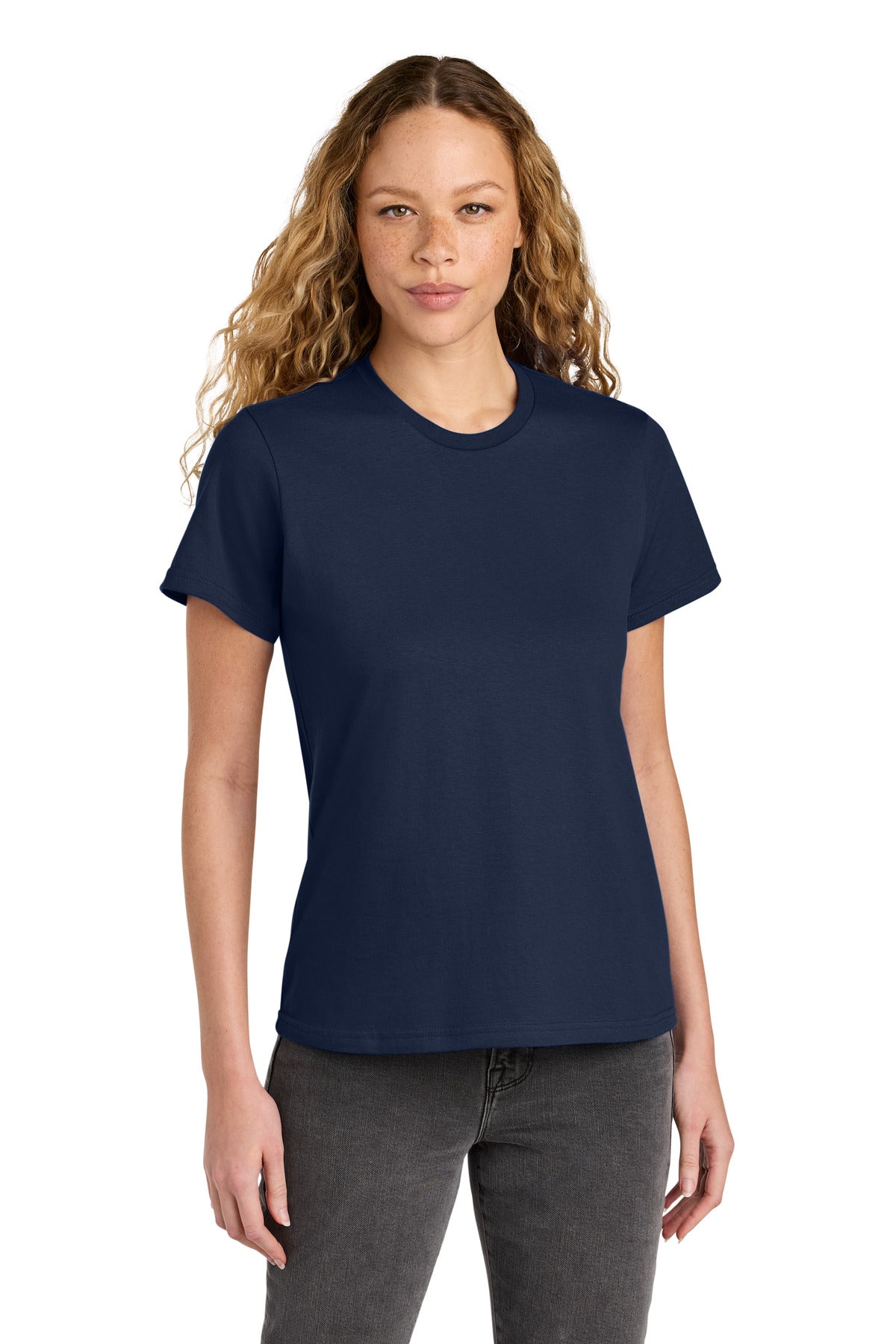 Custom logo Gildan® Women's Softstyle® Midweight Tee 65000L in Navy