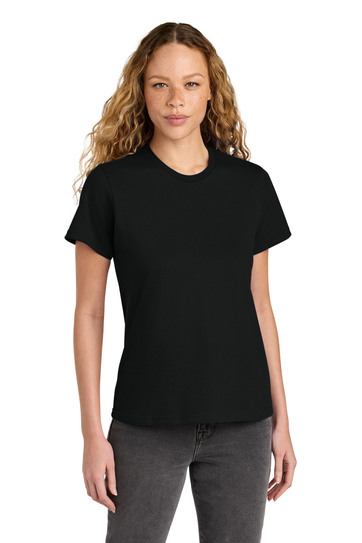 Custom logo Gildan® Women's Softstyle® Midweight Tee 65000L in Pitch Black