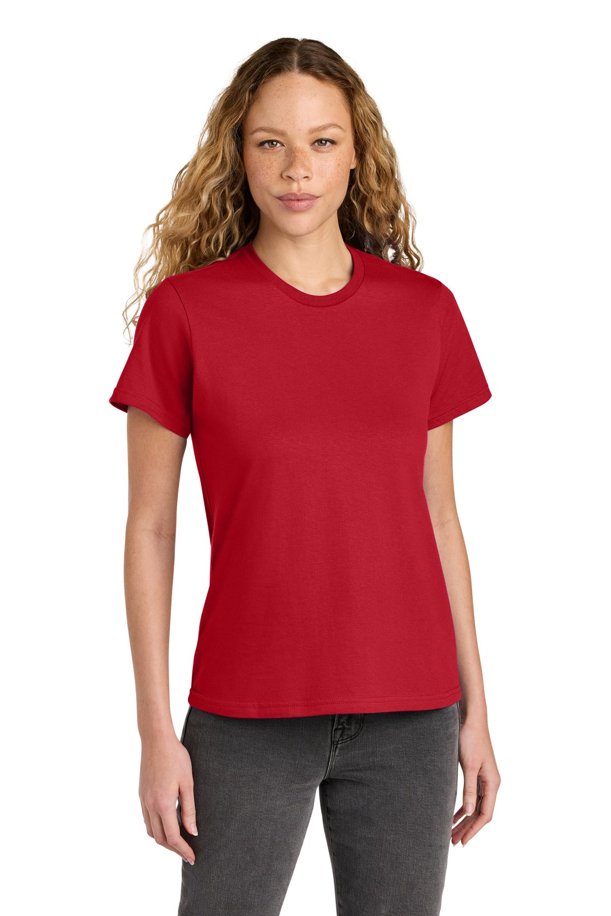 Custom logo Gildan® Women's Softstyle® Midweight Tee 65000L in Red