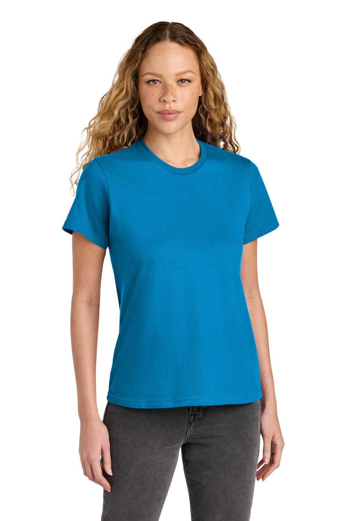 Custom logo Gildan® Women's Softstyle® Midweight Tee 65000L in Sapphire