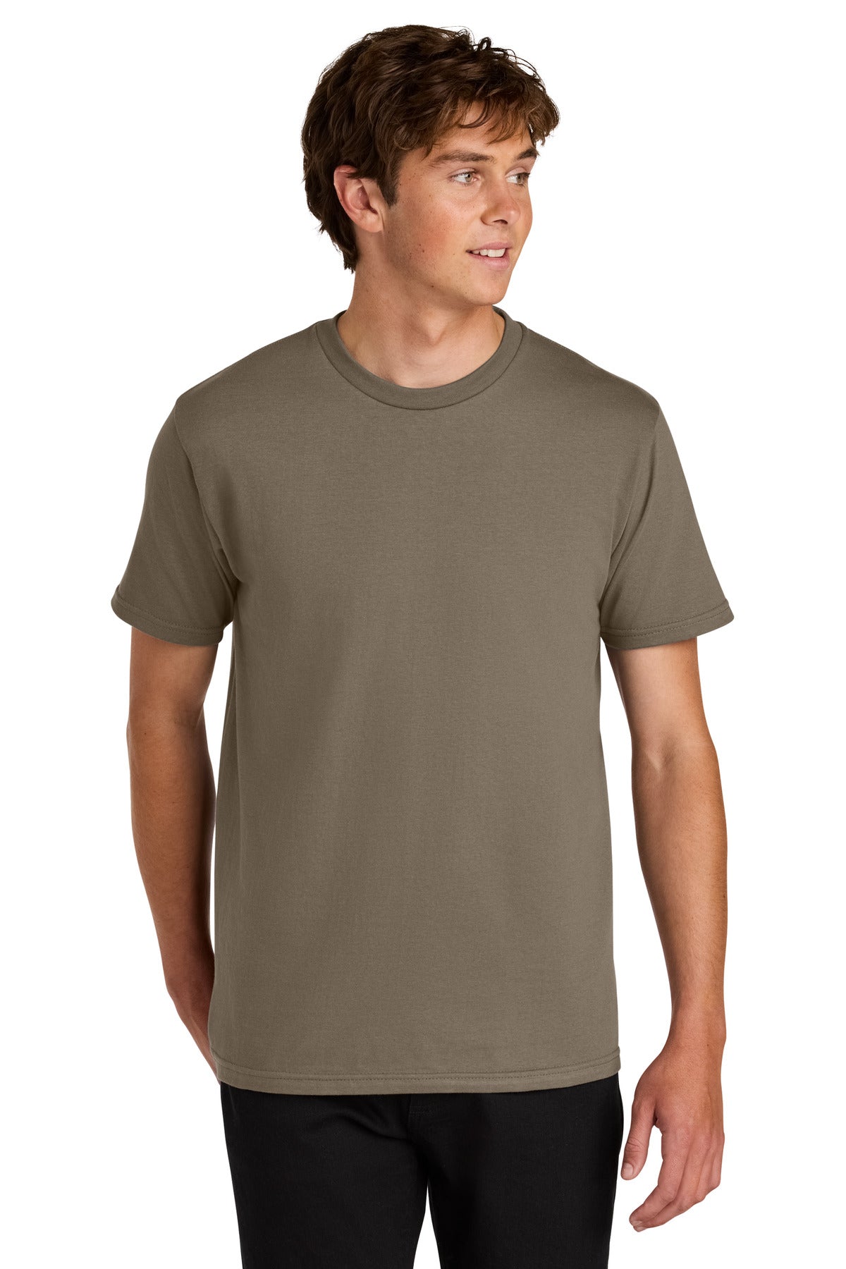 Custom logo Gildan® Softstyle® Midweight Tee 65000 in Brown Savana