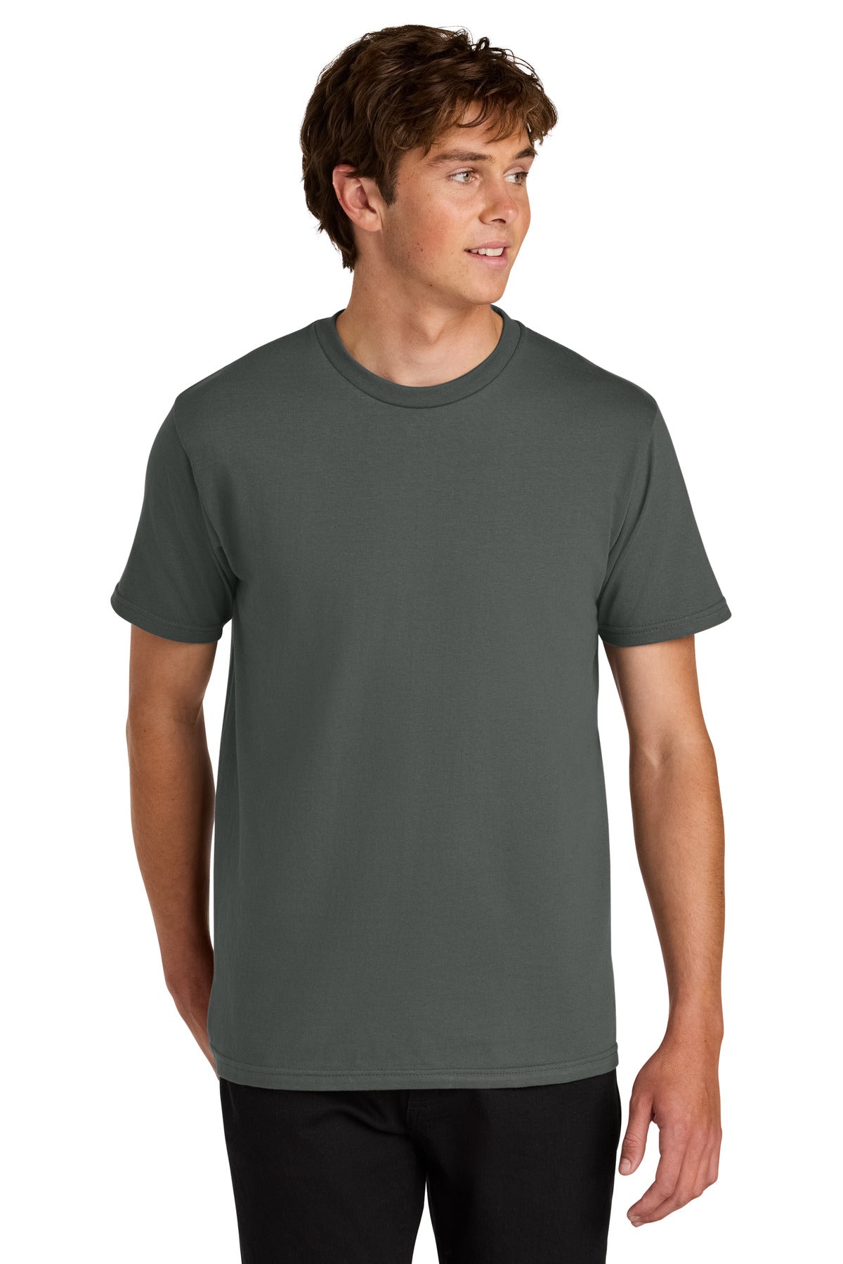 Custom logo Gildan® Softstyle® Midweight Tee 65000 in Charcoal