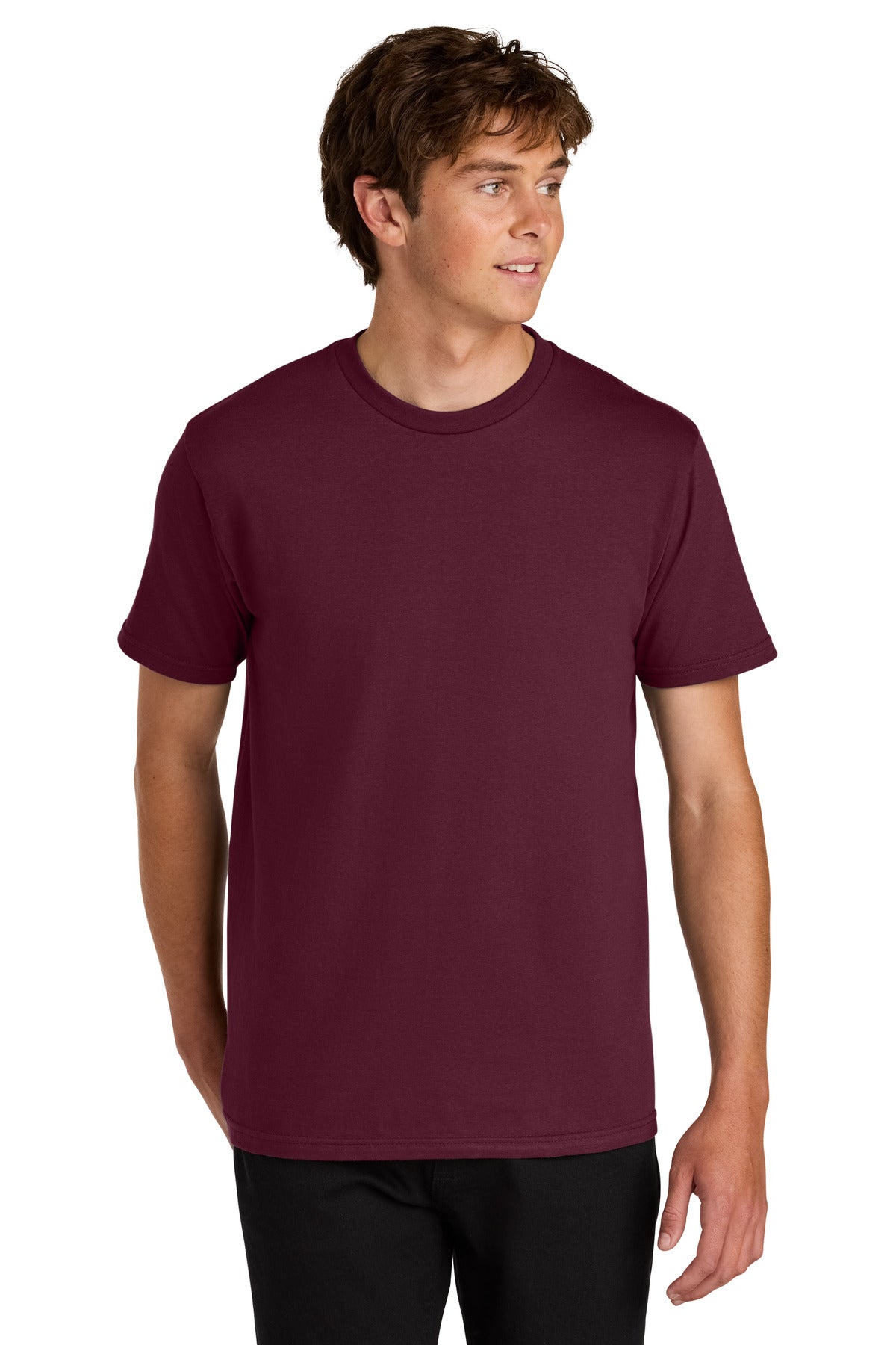 Custom logo Gildan® Softstyle® Midweight Tee 65000 in Maroon