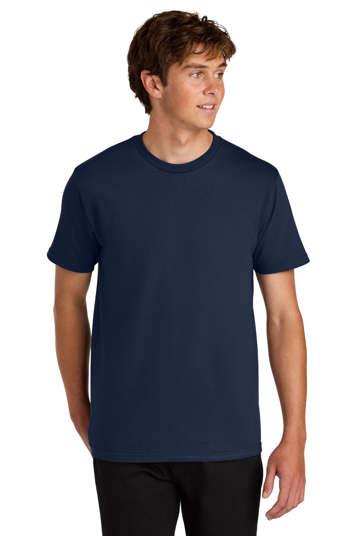 Custom logo Gildan® Softstyle® Midweight Tee 65000 in Navy