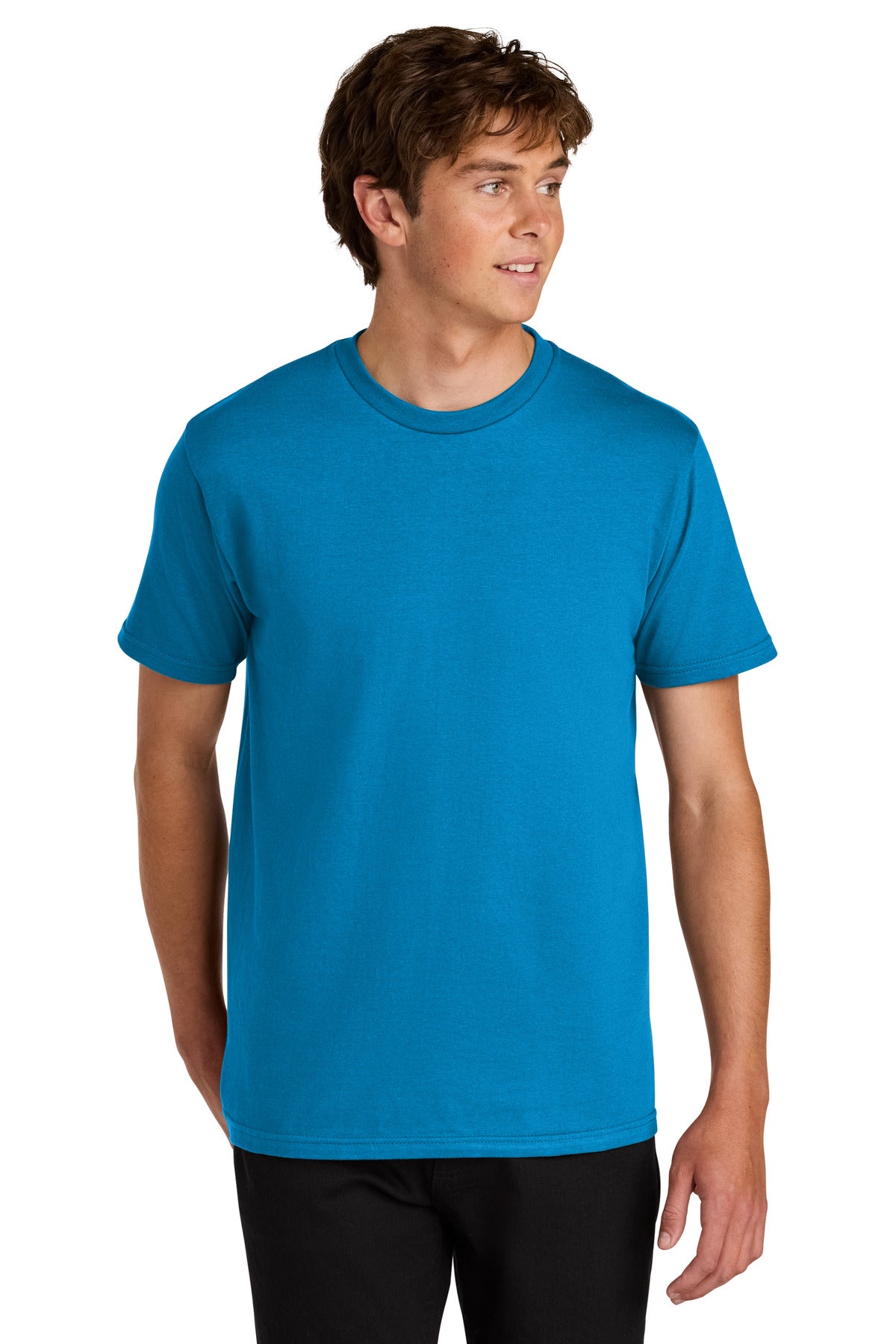Custom logo Gildan® Softstyle® Midweight Tee 65000 in Sapphire