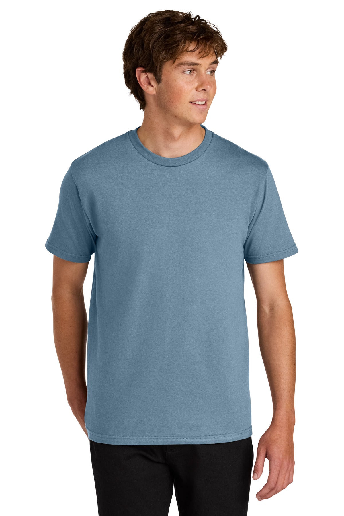 Custom logo Gildan® Softstyle® Midweight Tee 65000 in Stone Blue