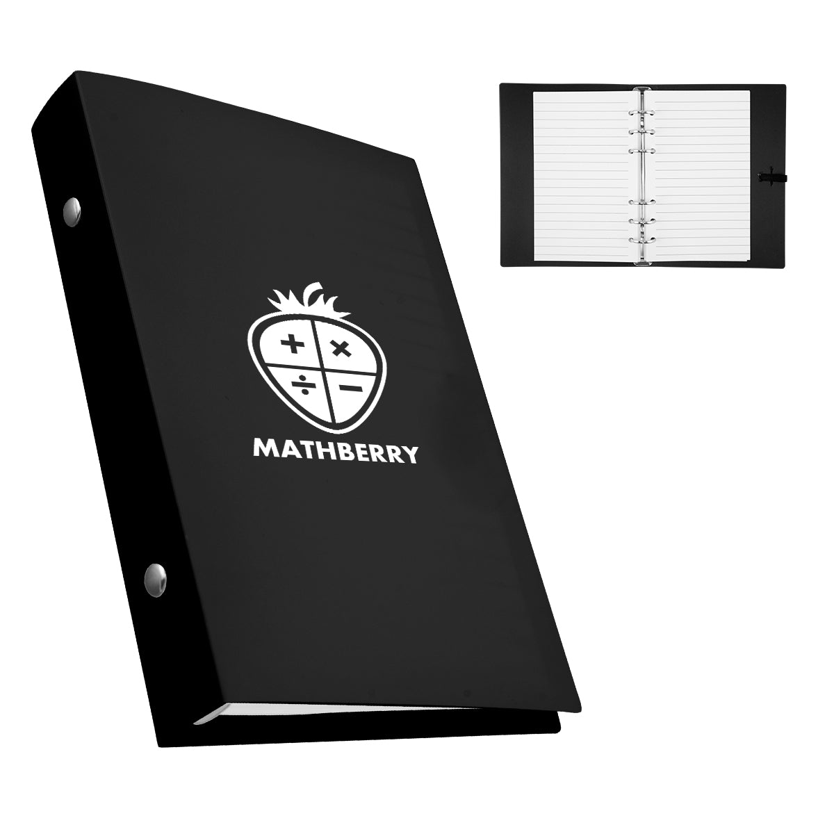 Frosted Recycled Refillable Mini Binder