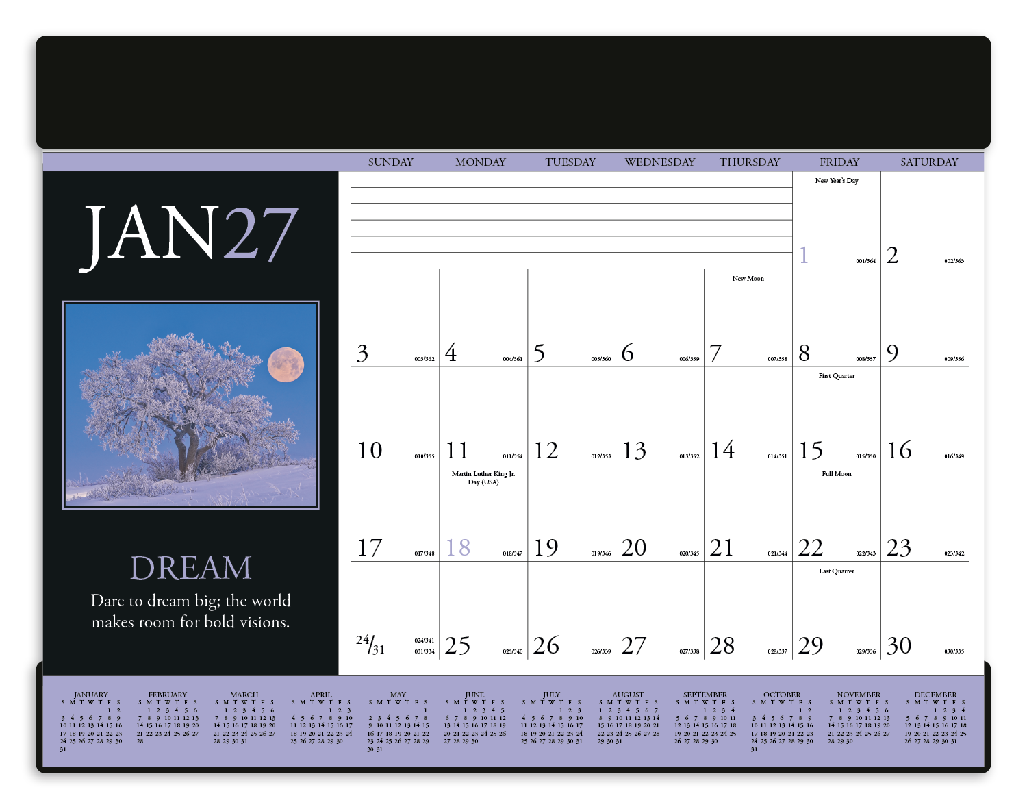 Motivations Desk Pad