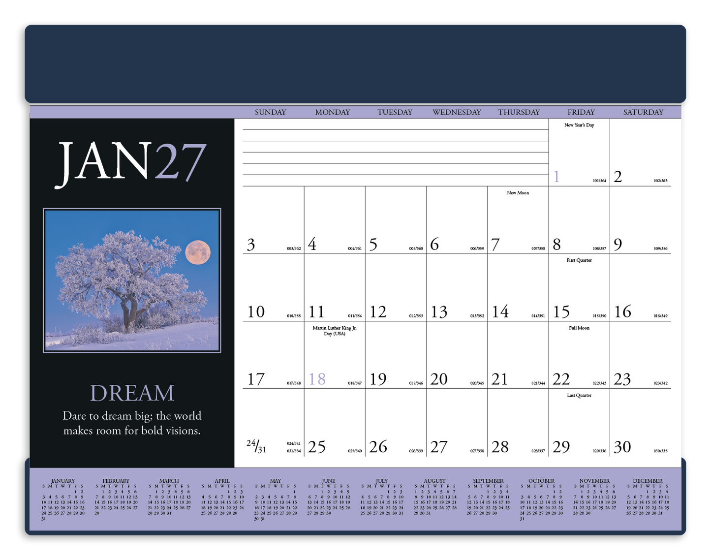 Motivations Desk Pad