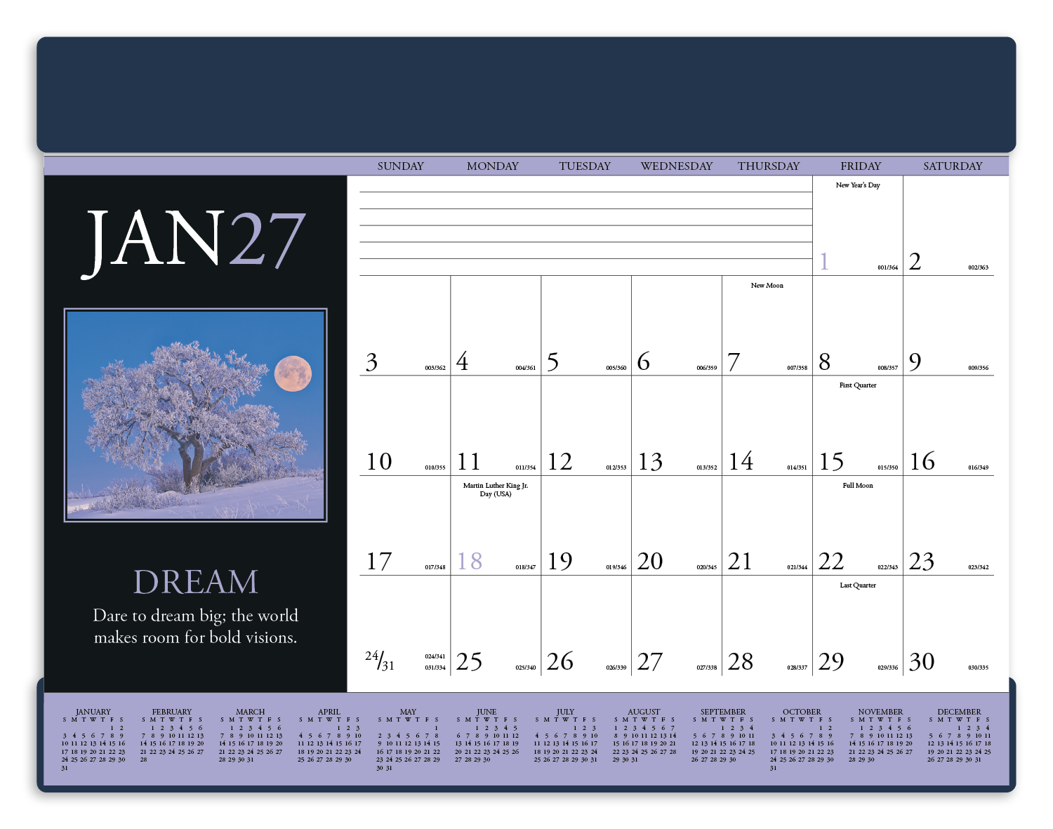 Motivations Desk Pad