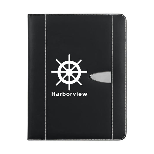 Custom logo Eclipse Bonded Leather Portfolio