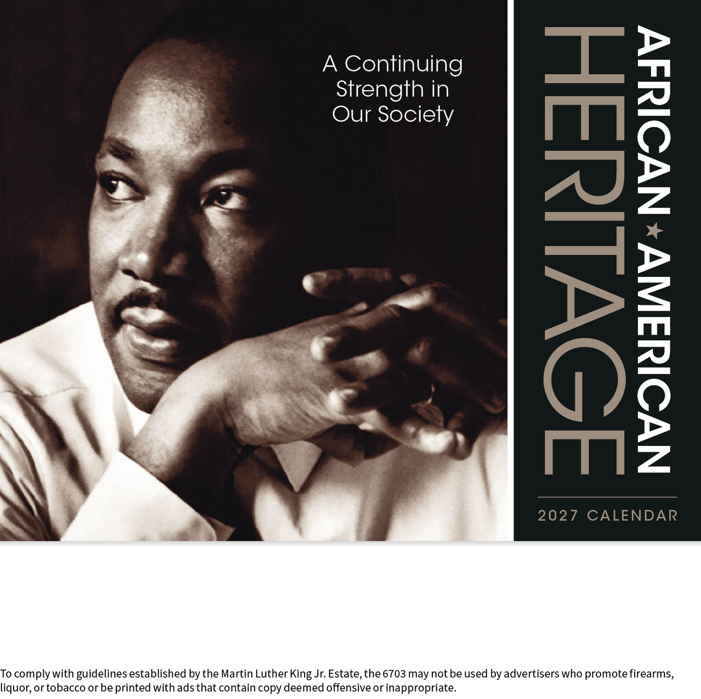 African-American Heritage: Dr. Martin Luther King, Jr. Calendar