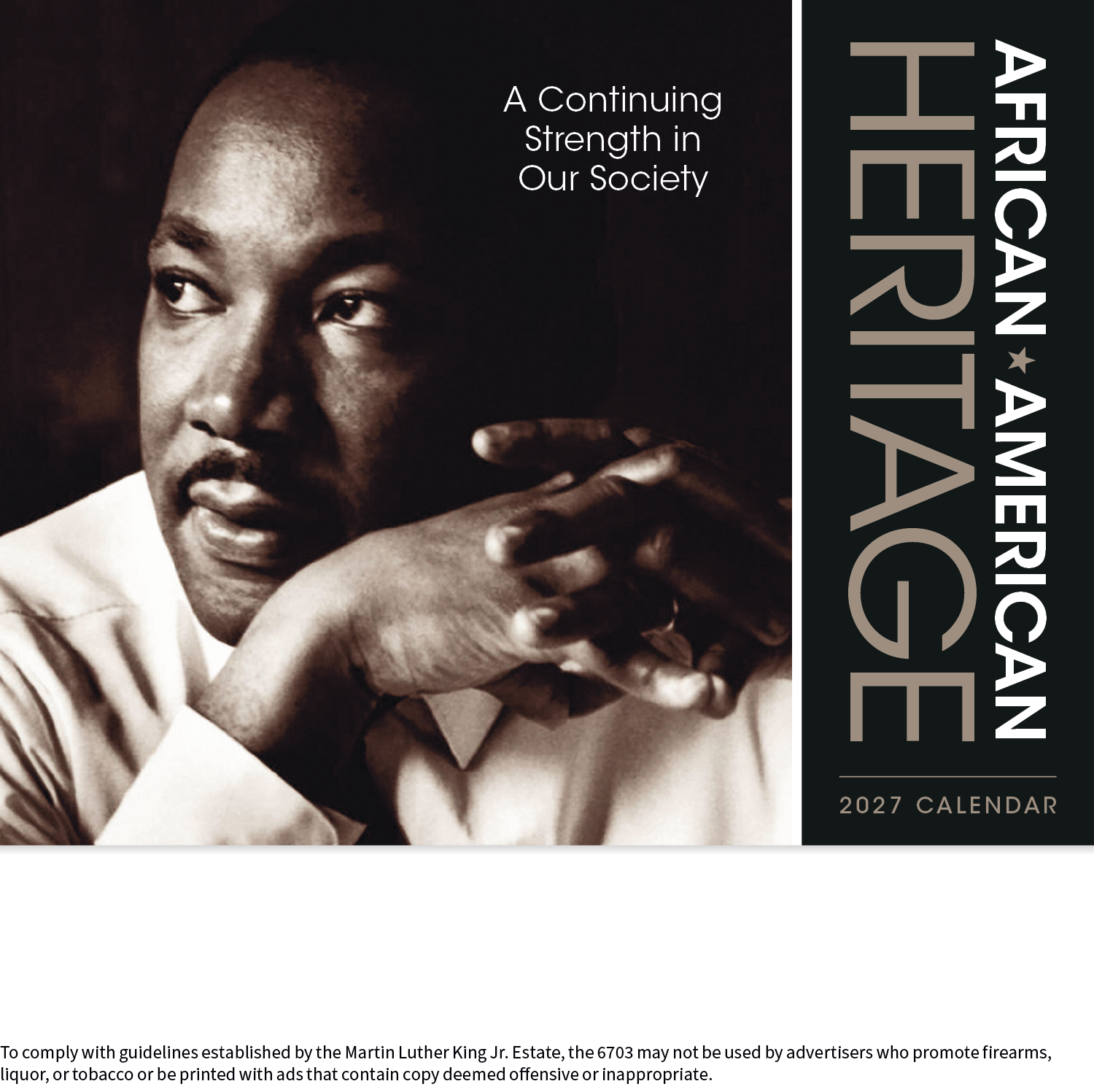 African-American Heritage: Dr. Martin Luther King, Jr. Calendar