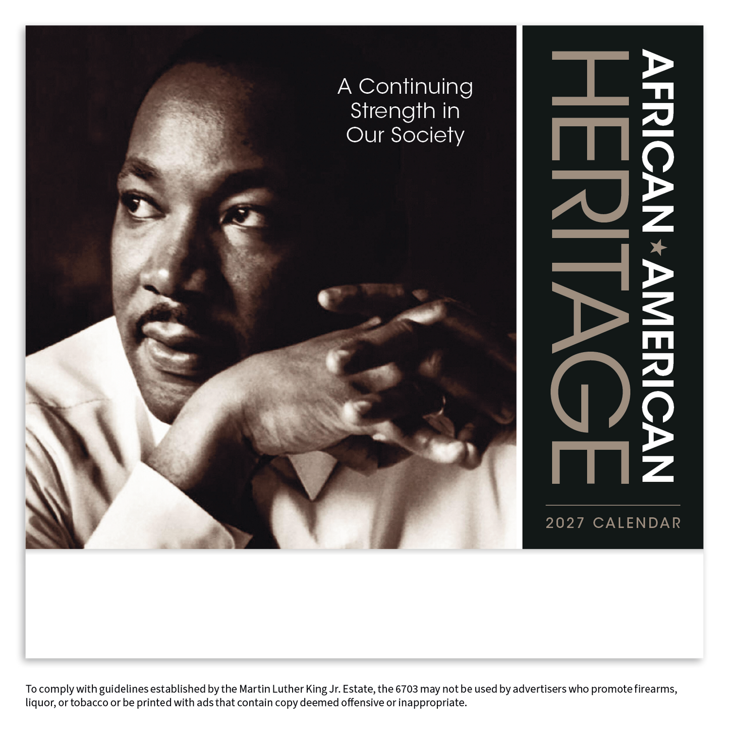 African-American Heritage: Dr. Martin Luther King, Jr. Calendar