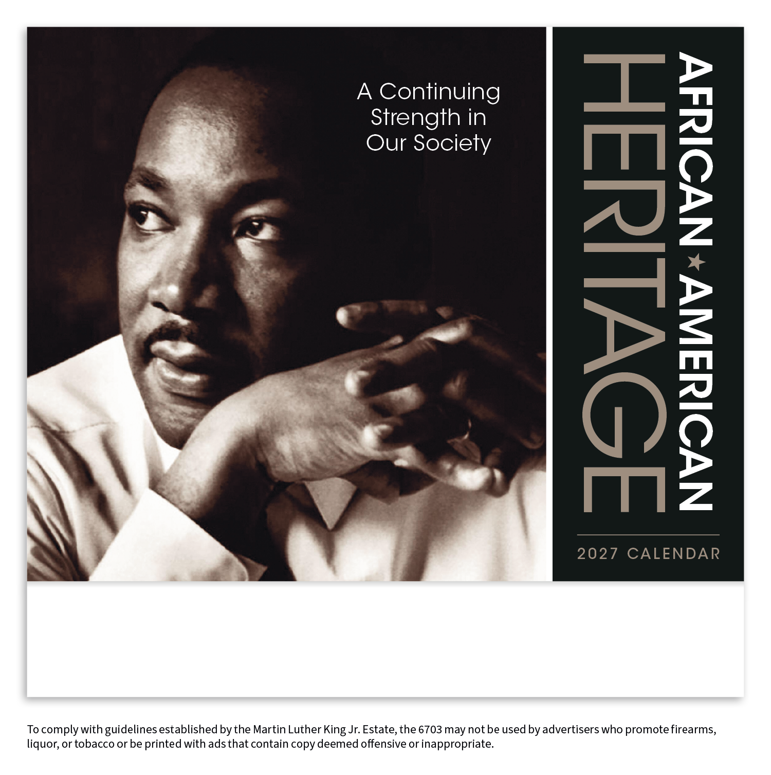 African-American Heritage: Dr. Martin Luther King, Jr. Calendar