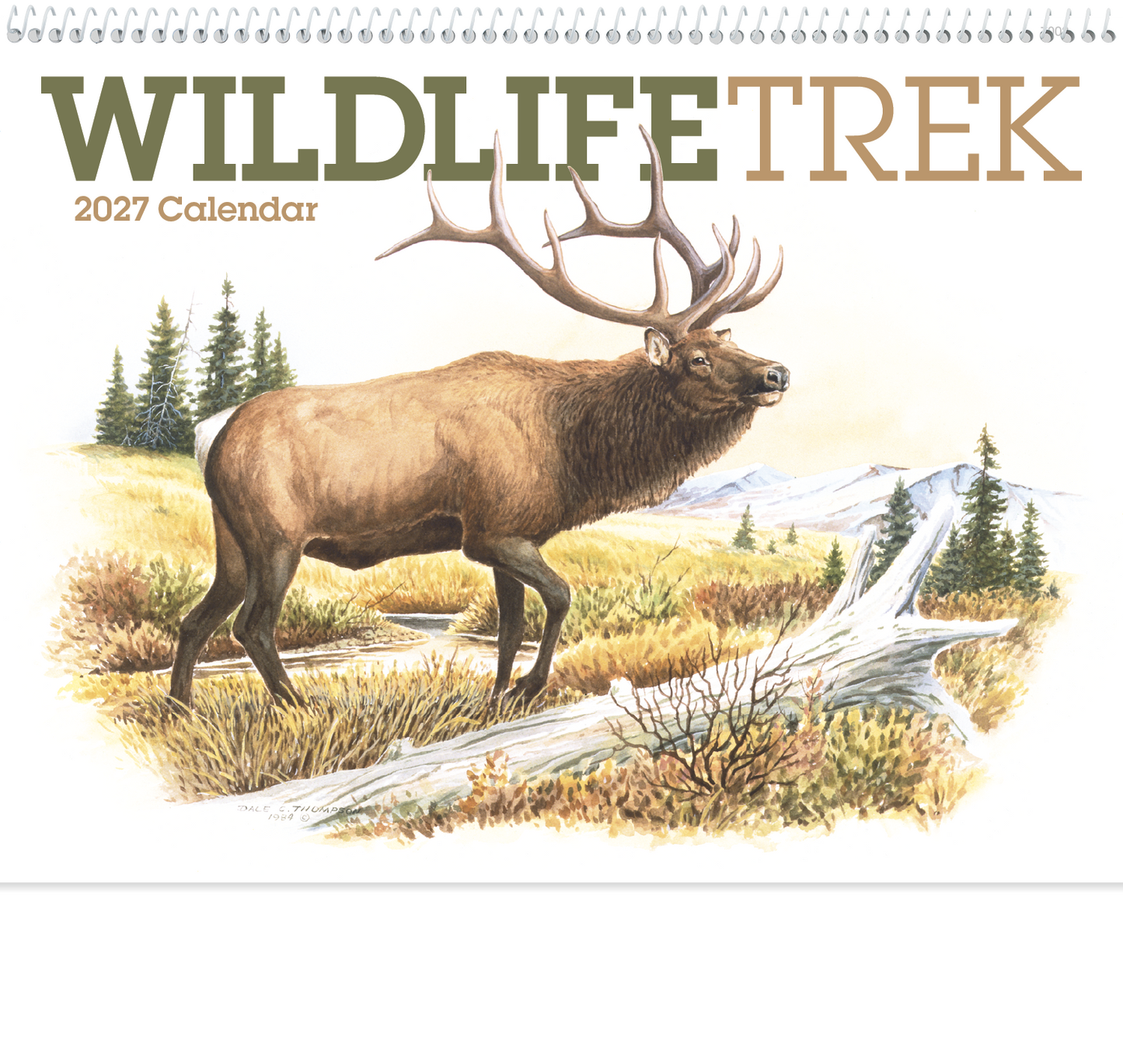 Wildlife Trek - Spiral Calendar