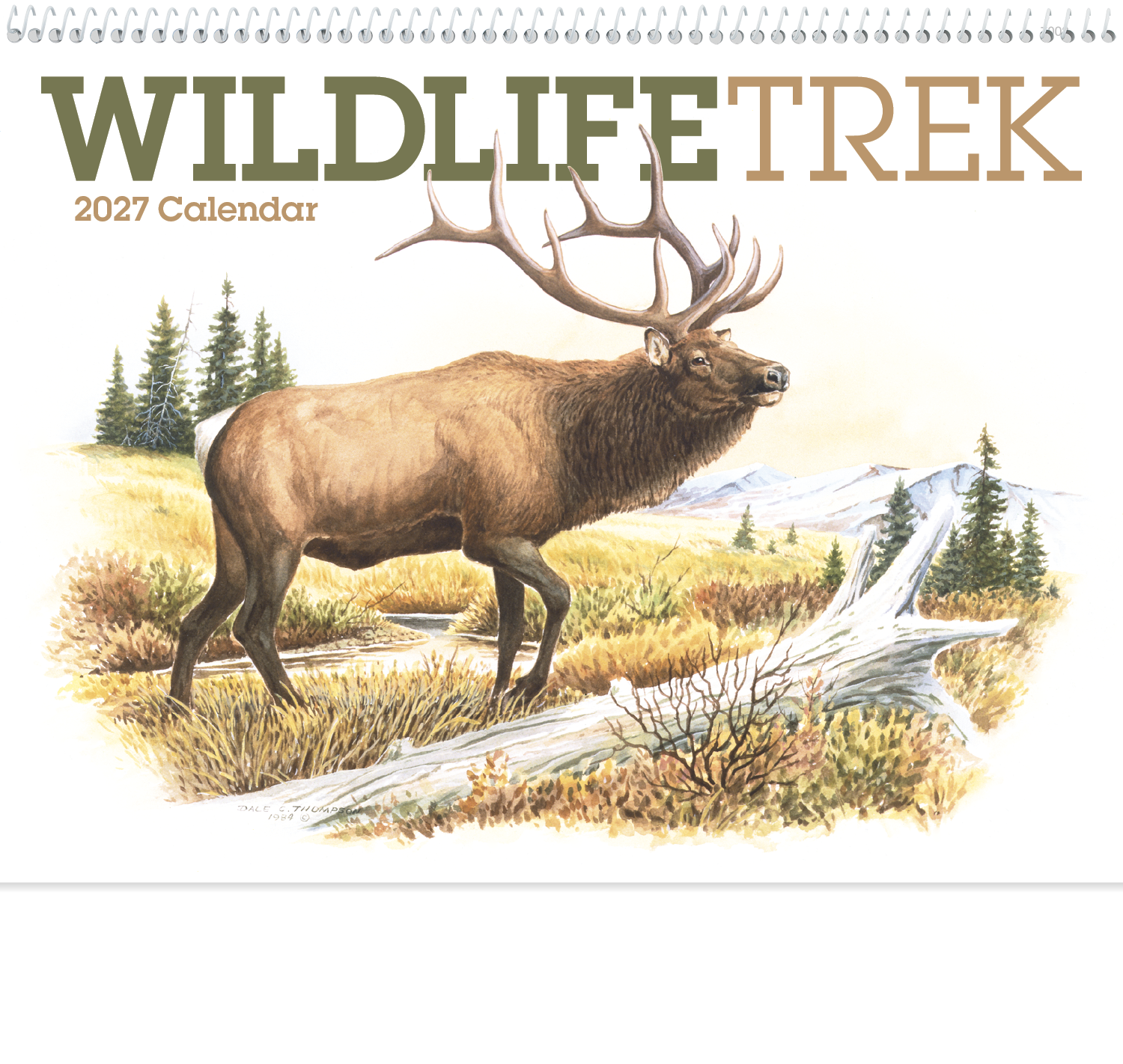 Wildlife Trek - Spiral Calendar