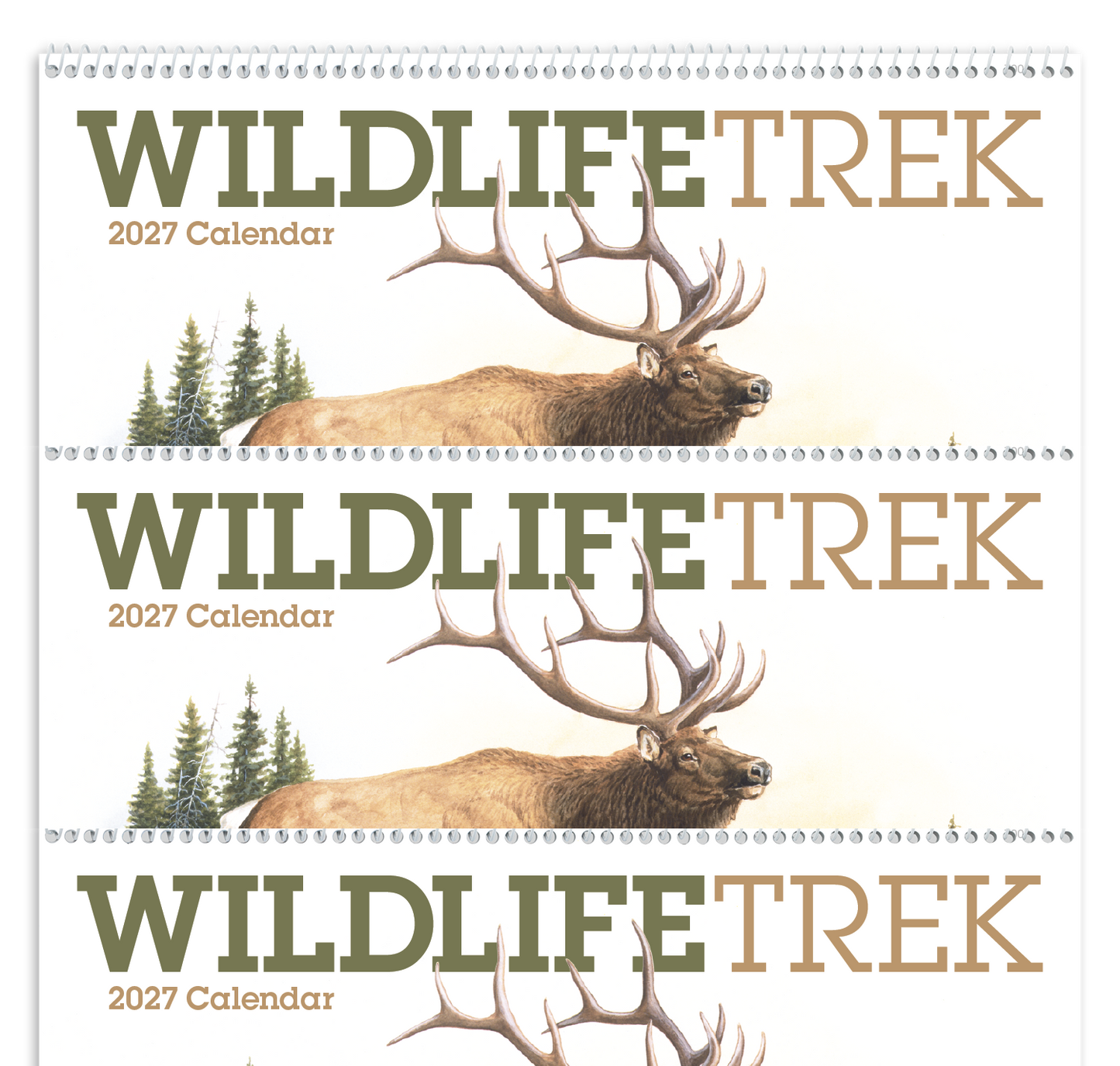 Wildlife Trek - Spiral Calendar