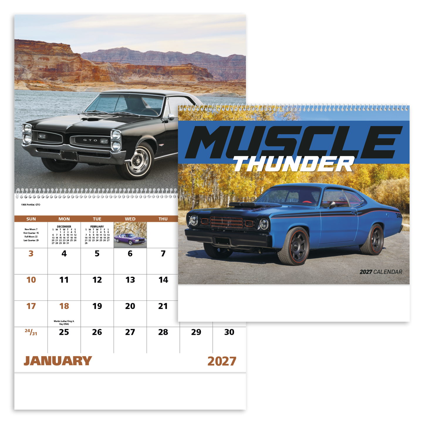 Muscle Thunder - Spiral Calendar