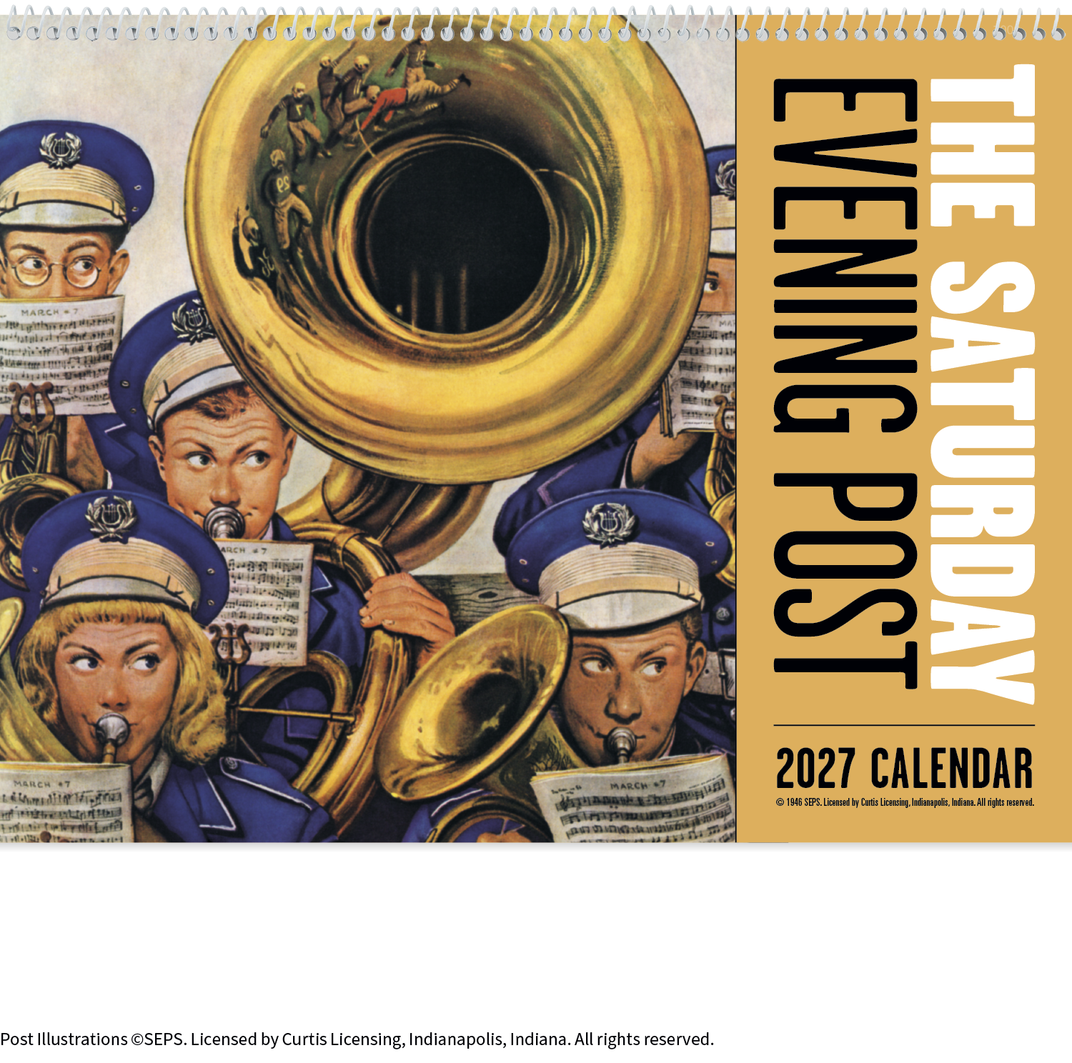 The Saturday Evening Post - Spiral Calendar