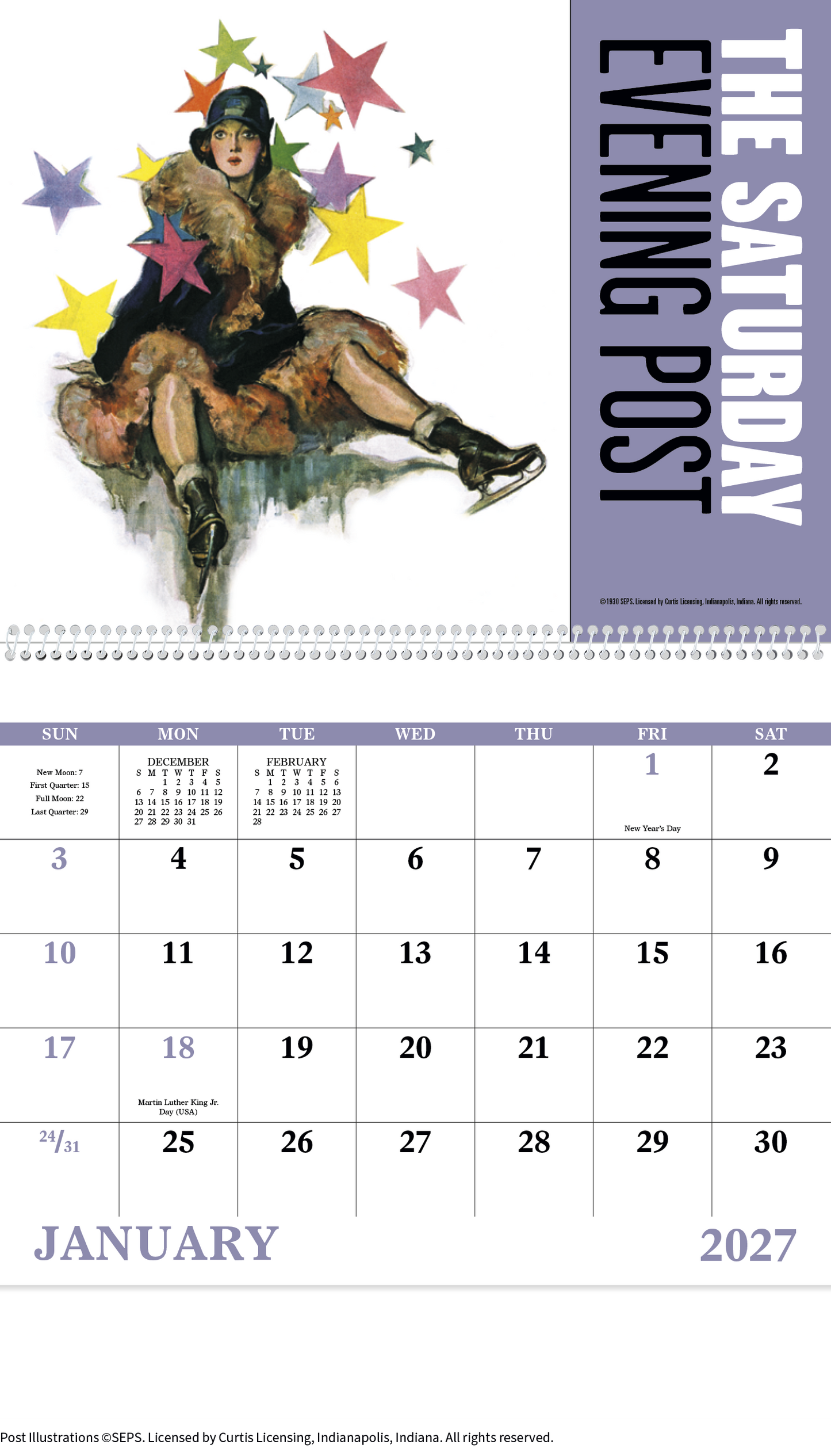 The Saturday Evening Post - Spiral Calendar