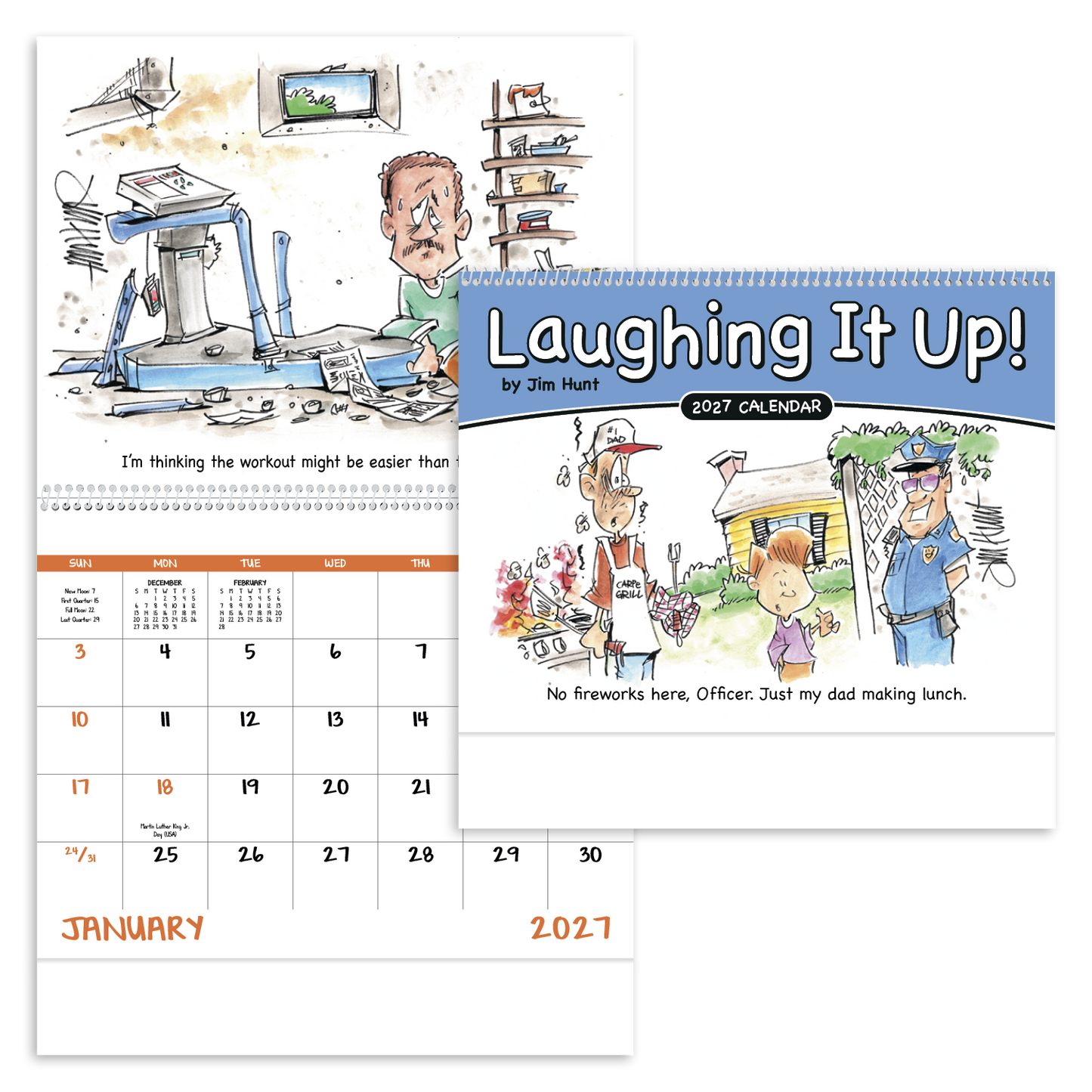 Laughing It Up! - Spiral Calendar