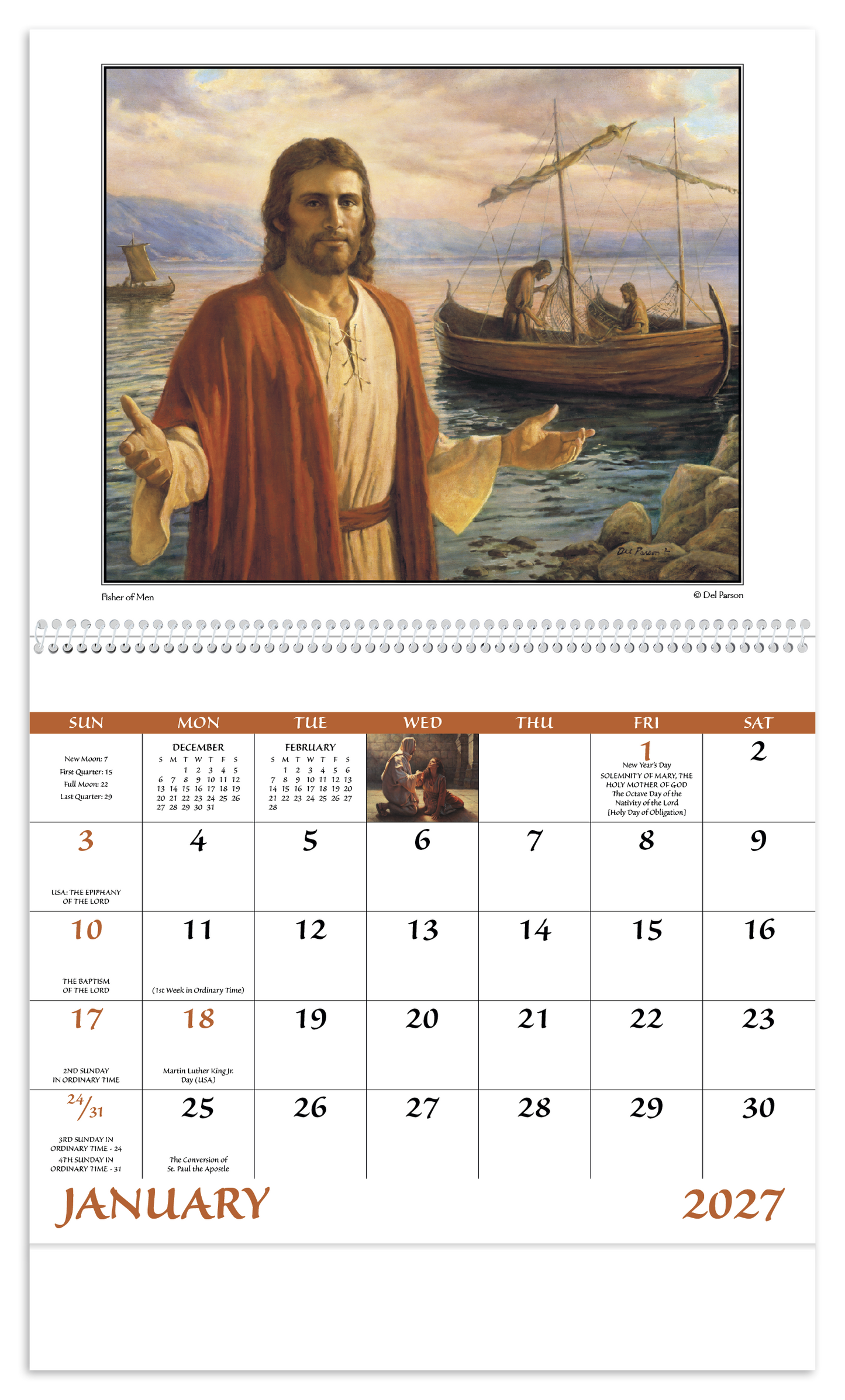God's Gift w Funeral Pre-Planning Sheet - Spiral Calendar