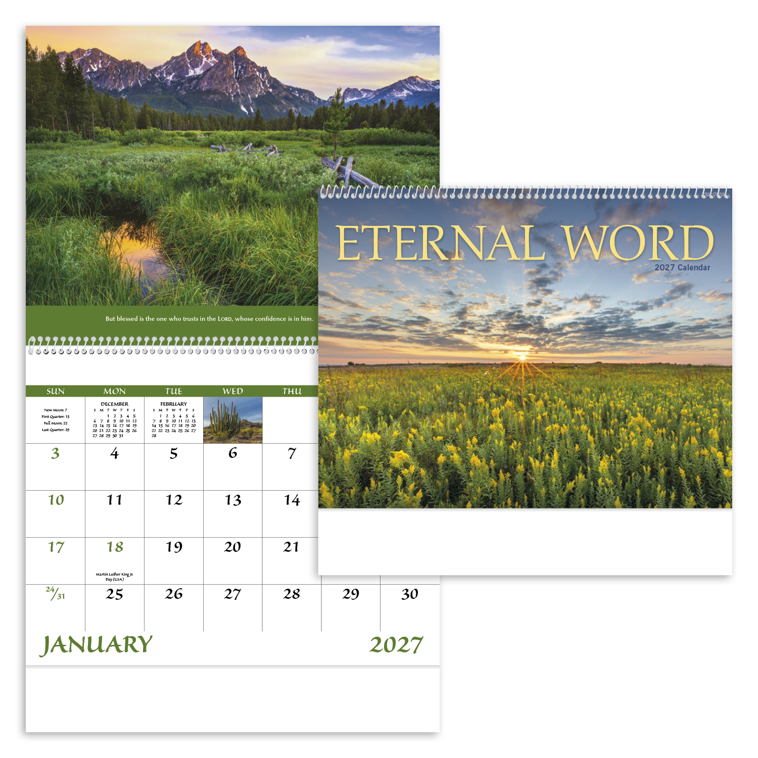 Eternal Word without Funeral Planner - Spiral Calendar