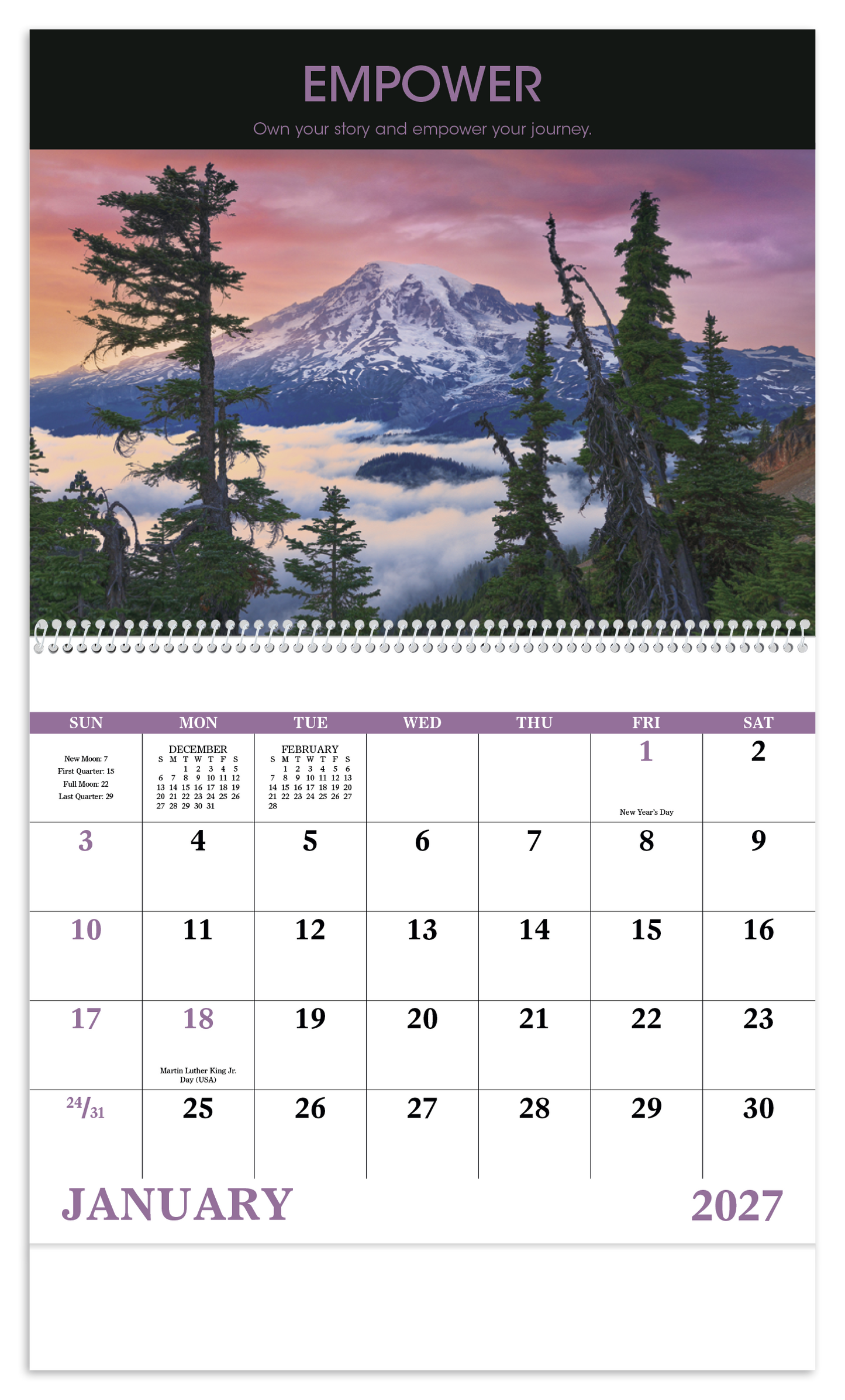 Motivations - Spiral Calendar