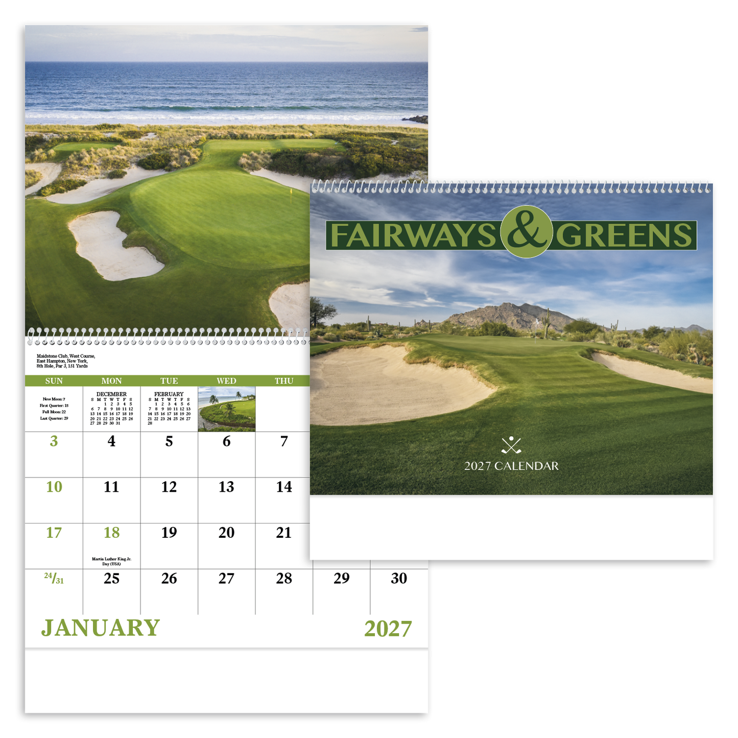 Fairways & Greens - Spiral Calendar
