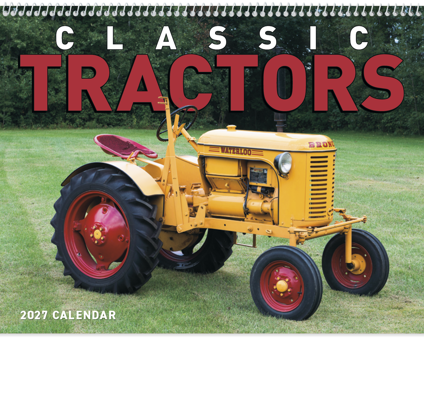 Classic Tractor - Spiral Calendar