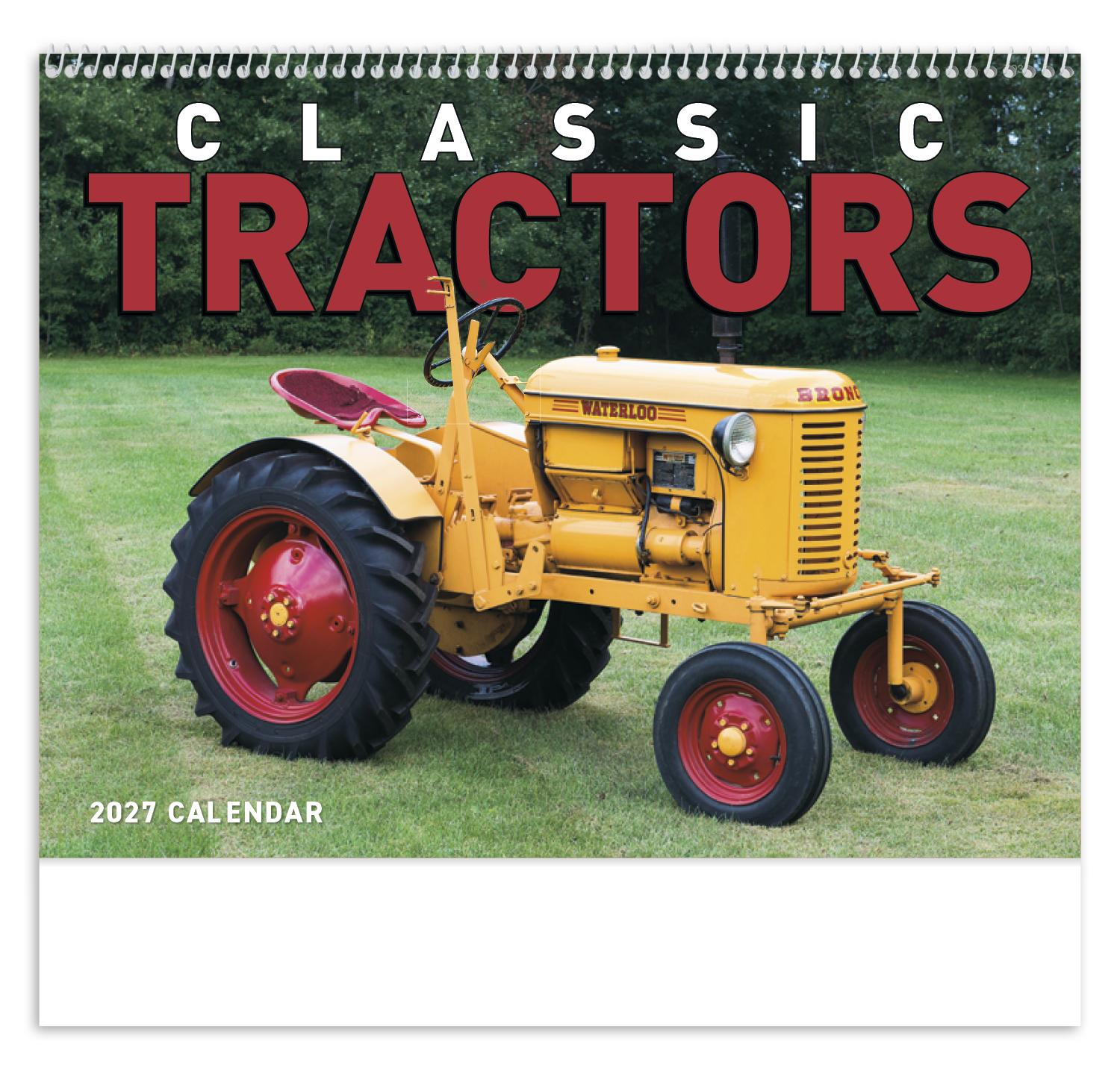 Classic Tractor - Spiral Calendar