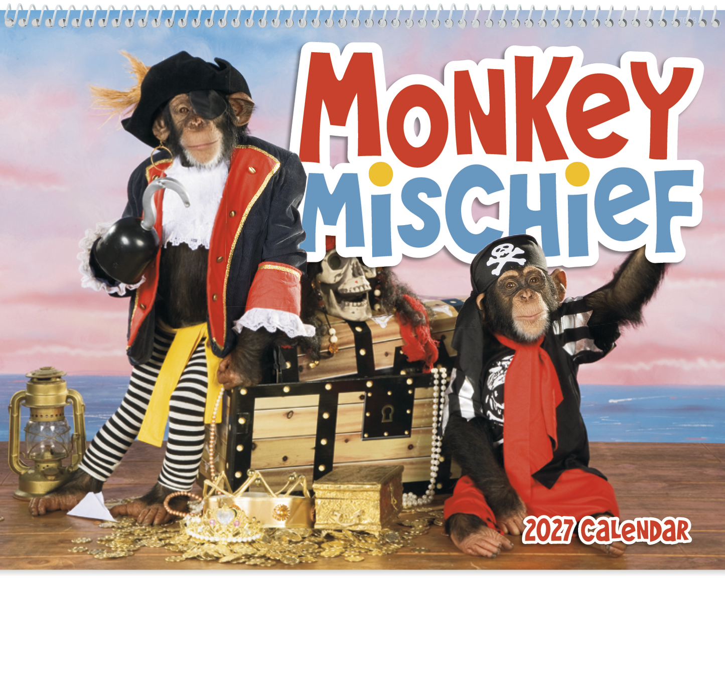 Monkey Mischief - Spiral Calendar