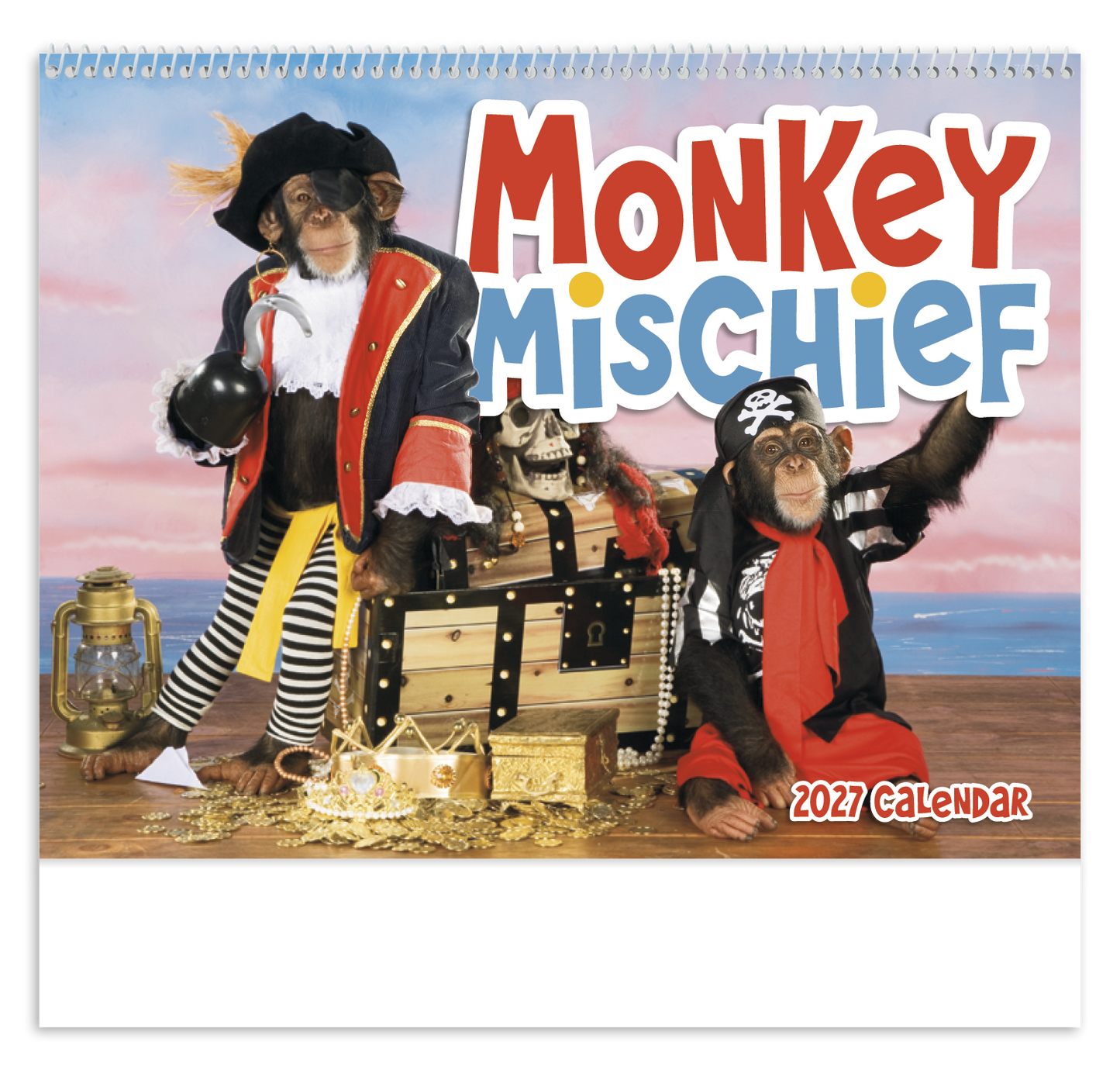 Monkey Mischief - Spiral Calendar