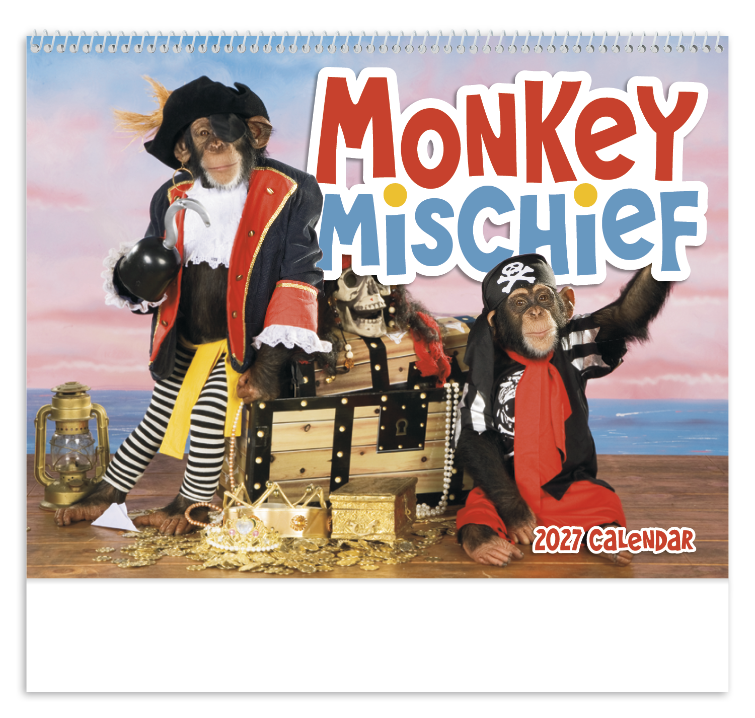Monkey Mischief - Spiral Calendar