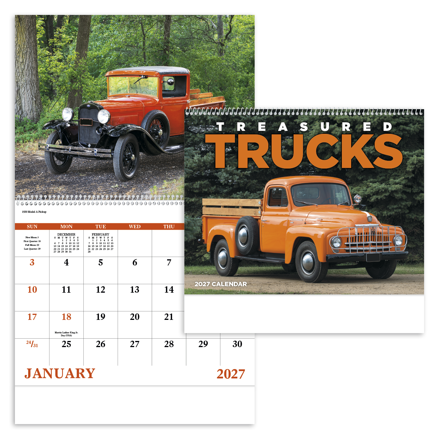 Treasured Trucks - Spiral Calendar