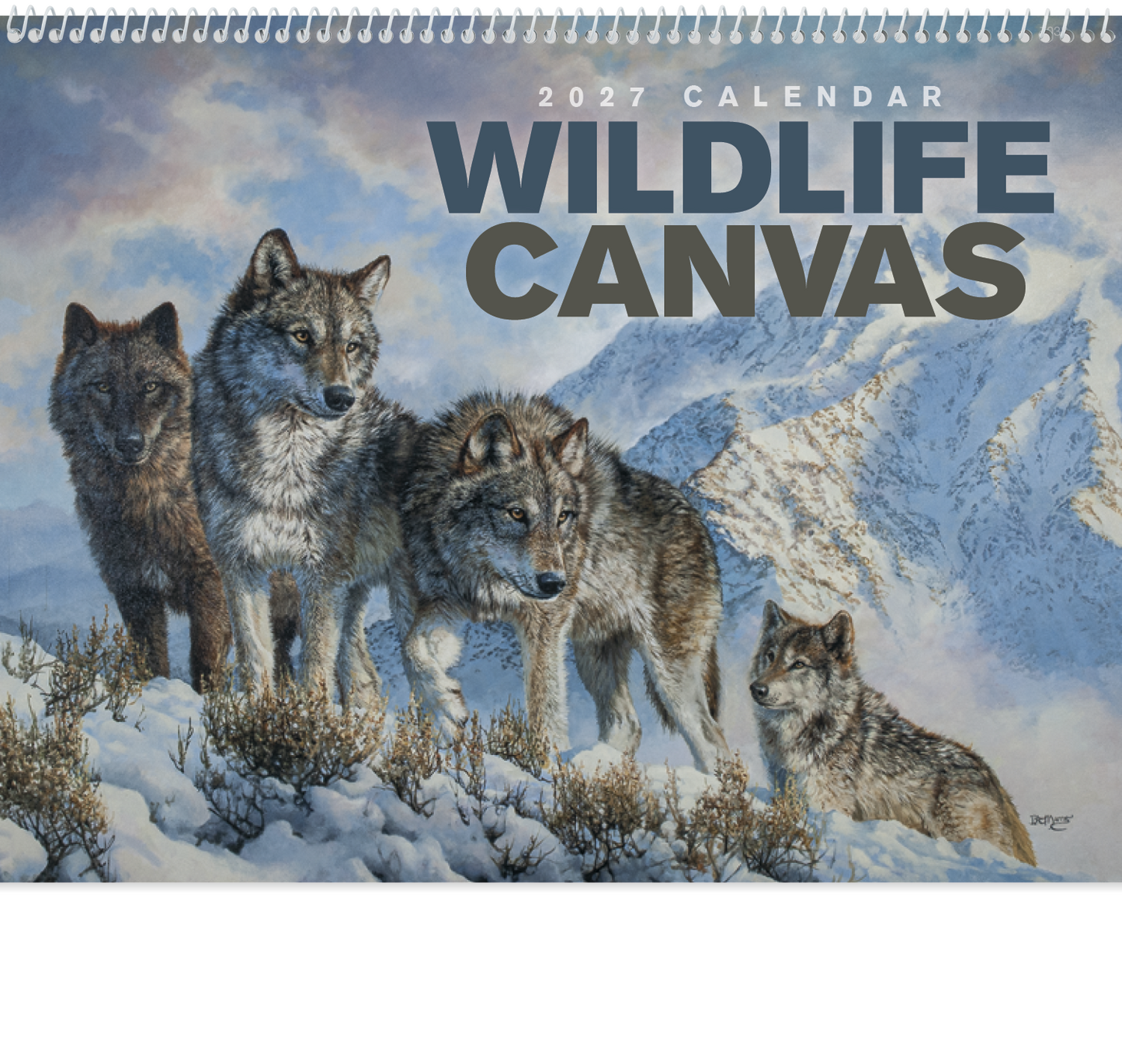 Wildlife Canvas - Spiral Calendar
