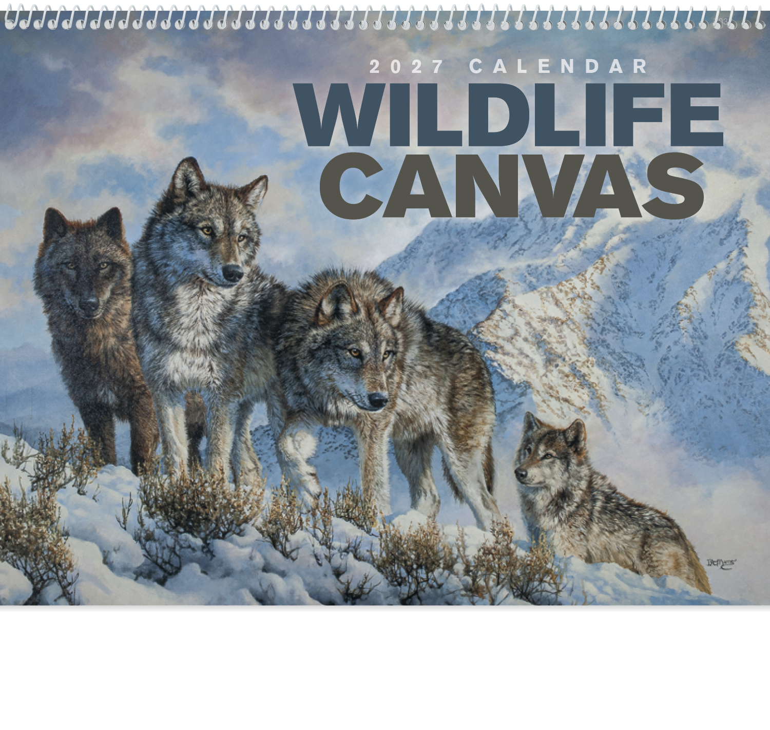 Wildlife Canvas - Spiral Calendar