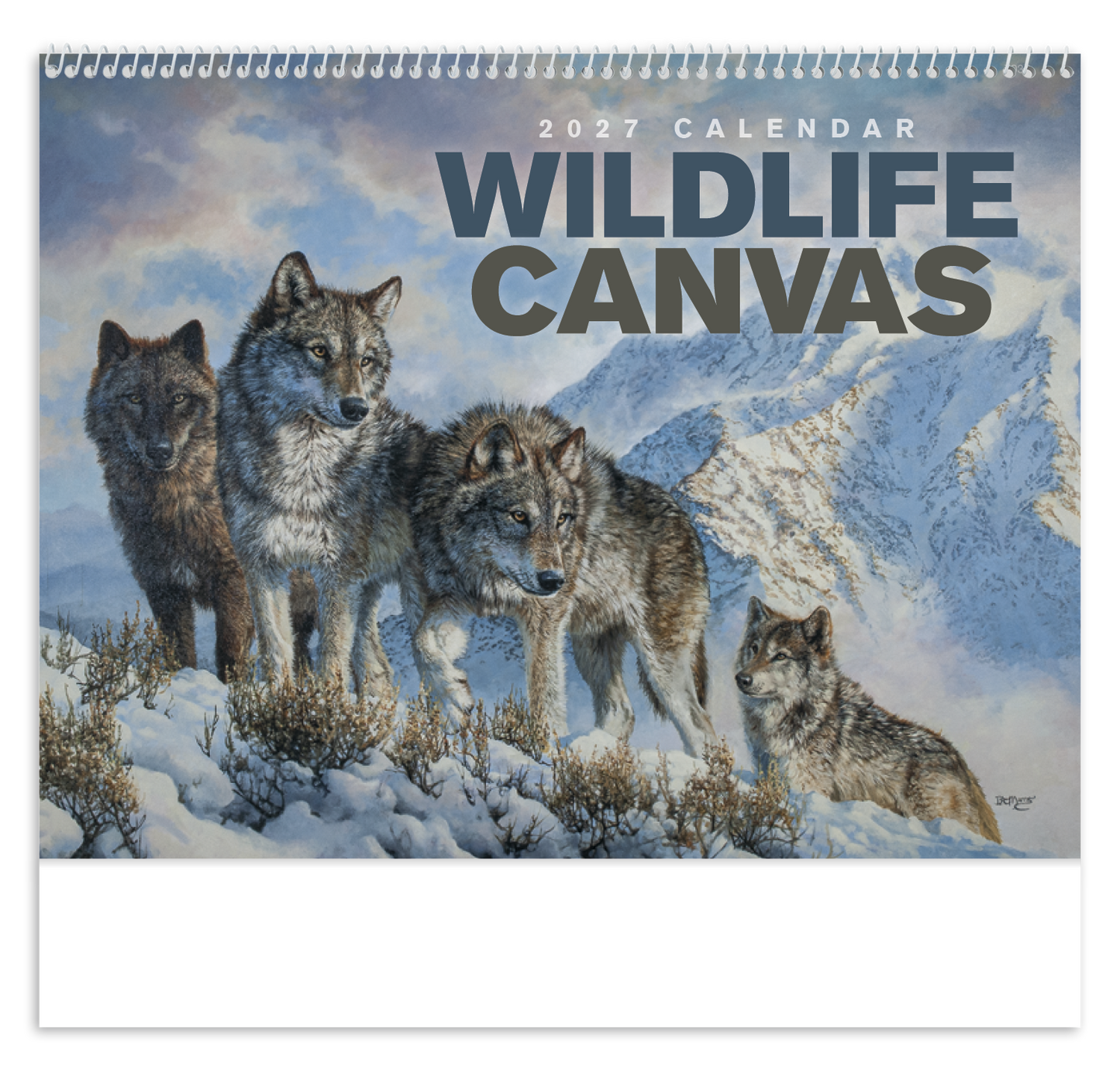 Wildlife Canvas - Spiral Calendar
