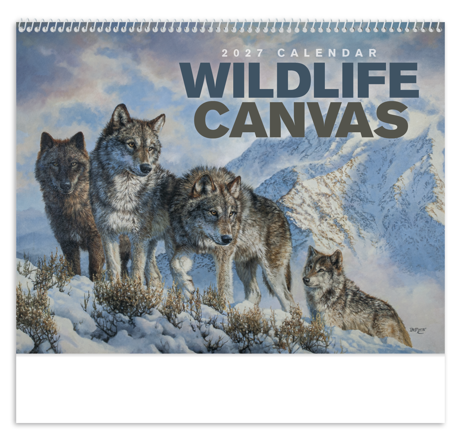 Wildlife Canvas - Spiral Calendar