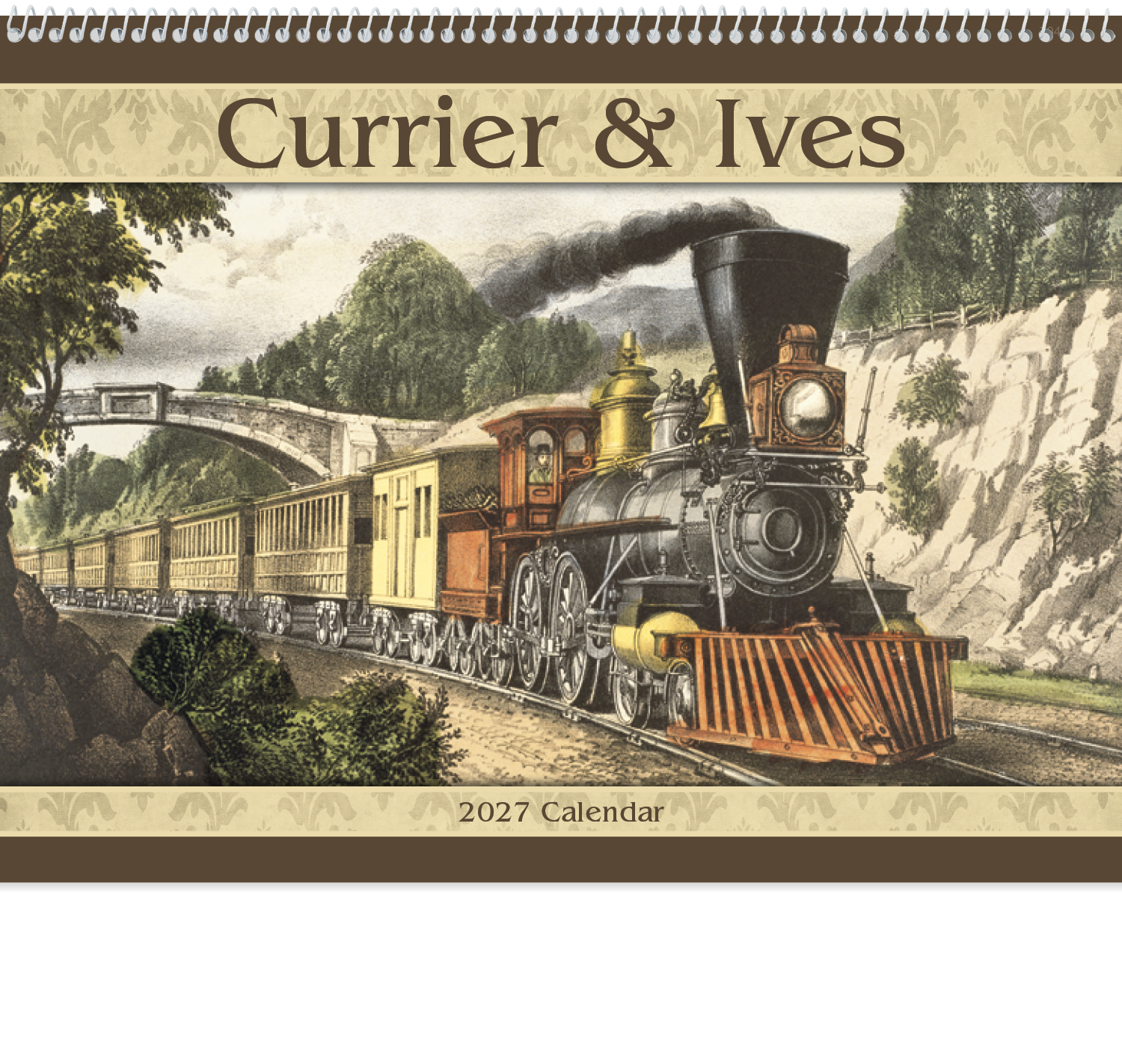 Currier & Ives - Spiral Calendar