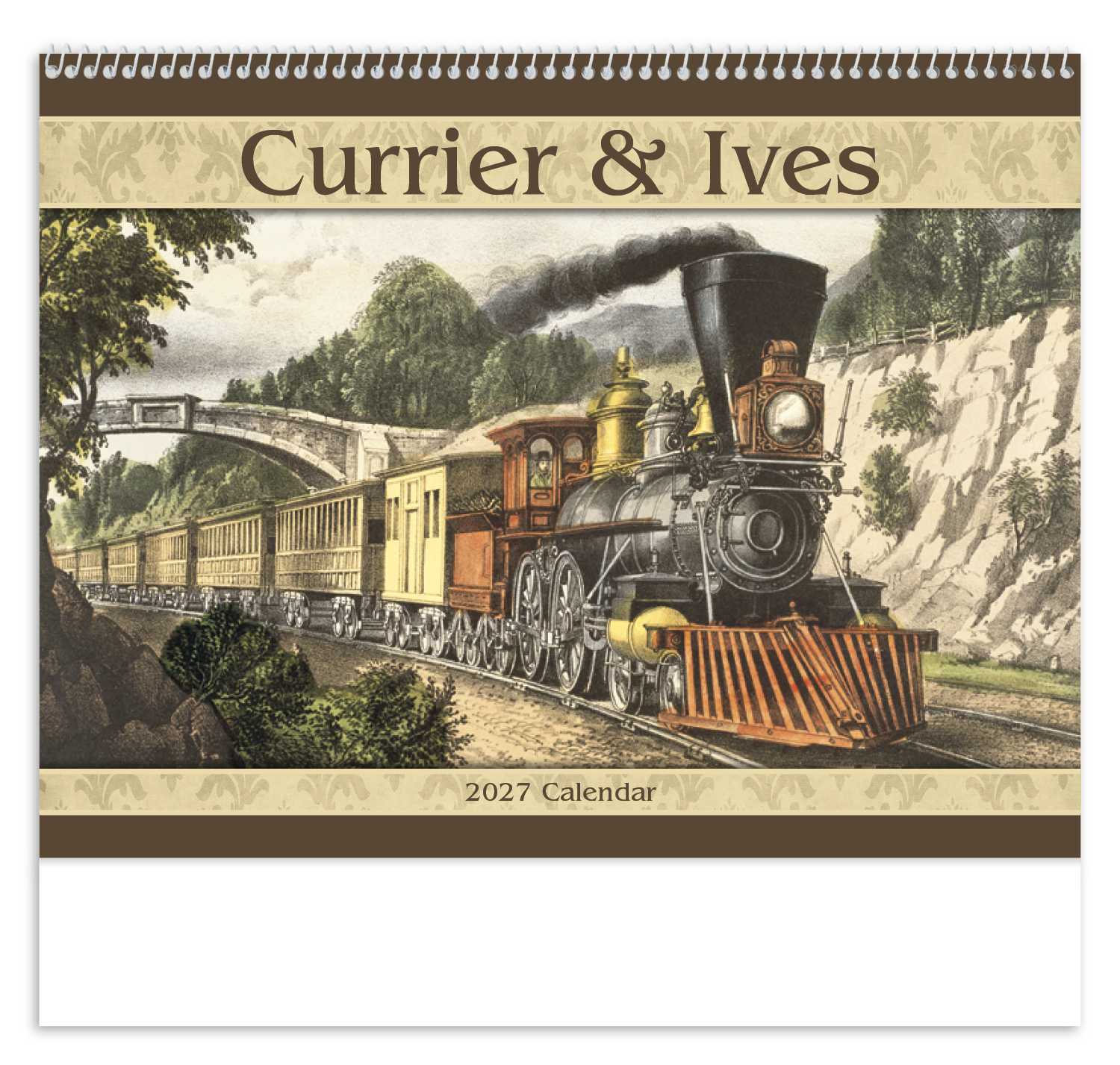 Currier & Ives - Spiral Calendar
